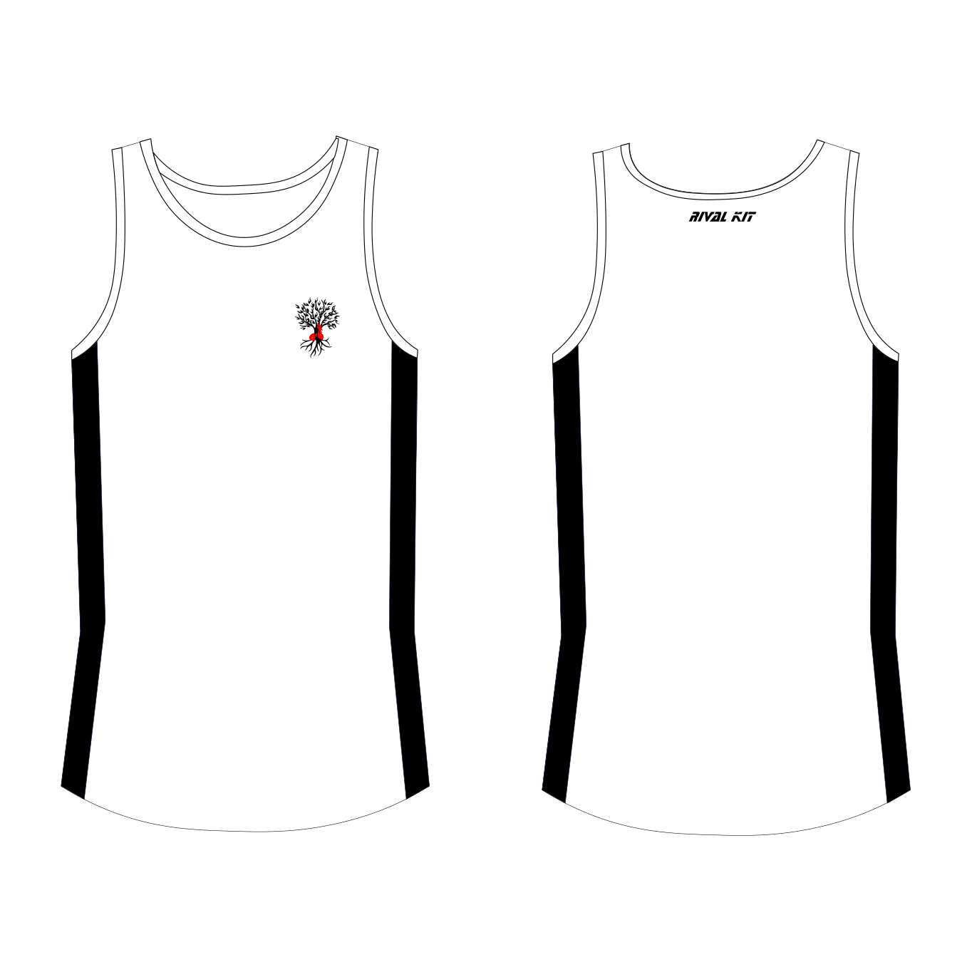 TM Athletics Gym Vest White