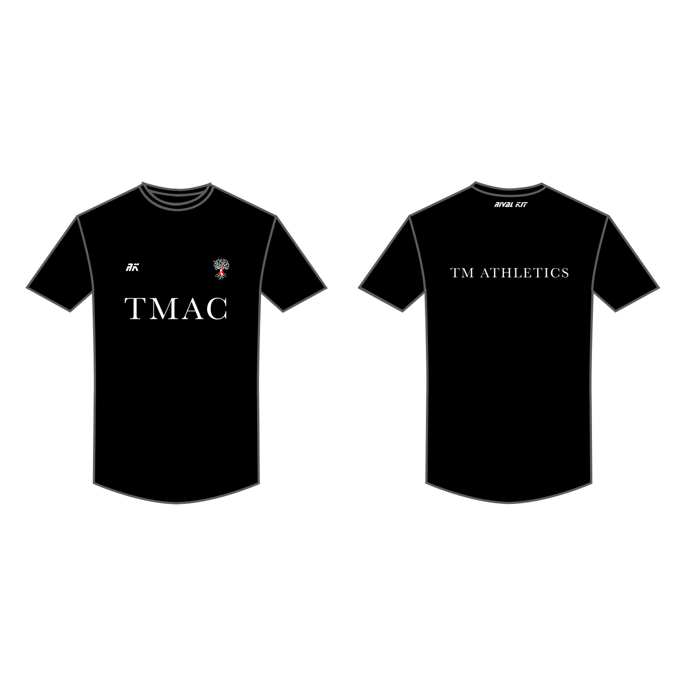 TM Athletics Short Sleeve Gym T-shirt Black TMAC