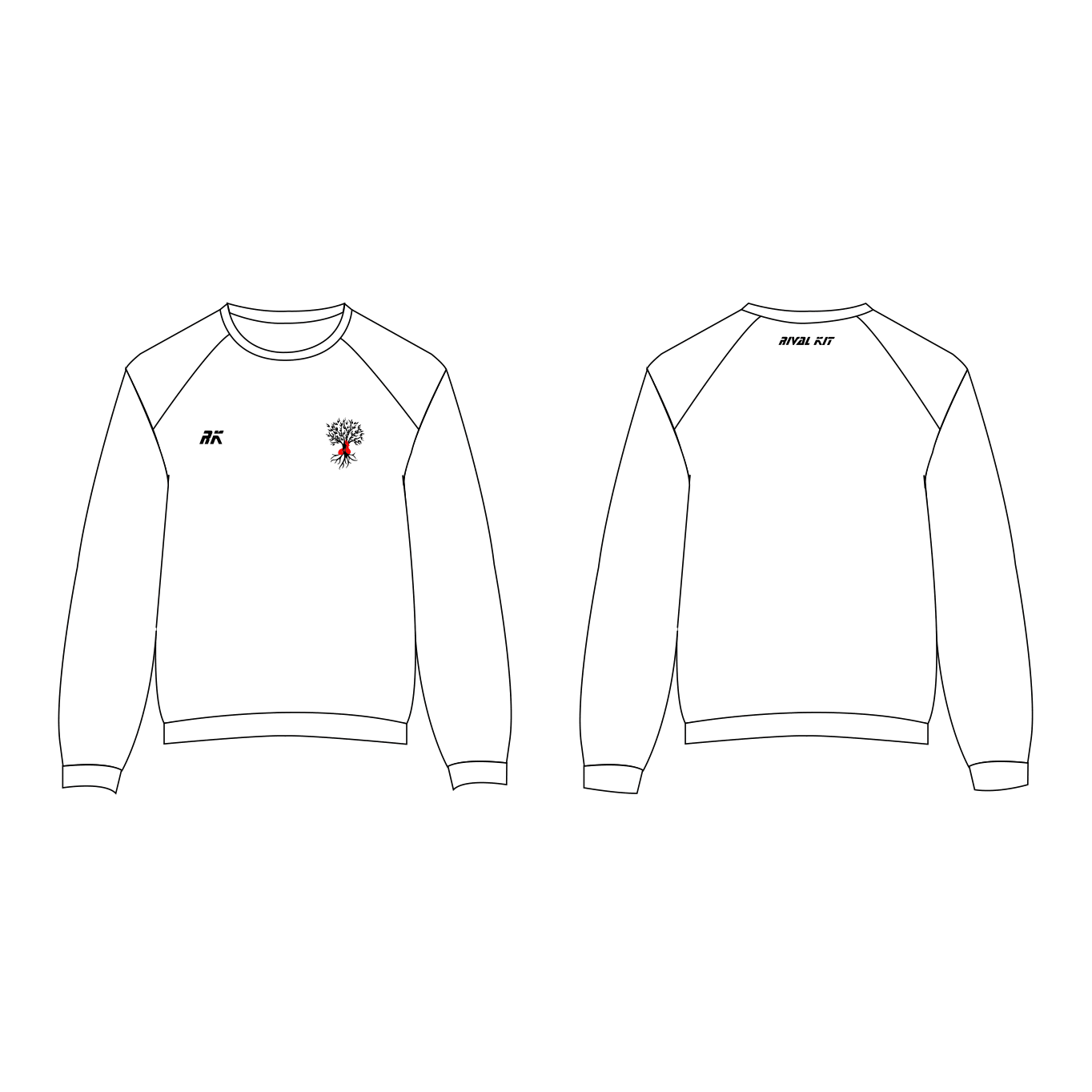 TM Athletics Sweatshirt White