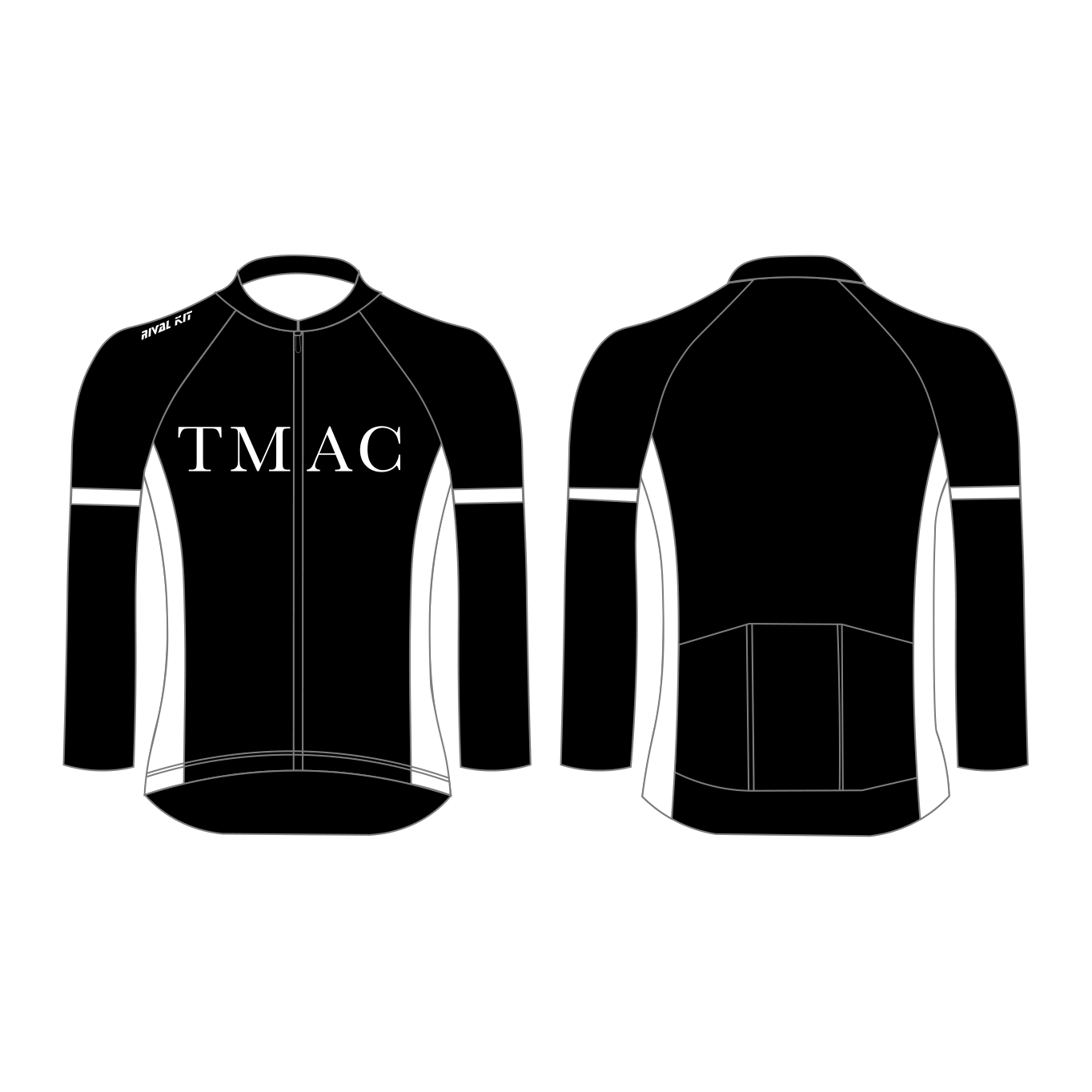 TM Athletics Long Sleeve Cycling Jersey