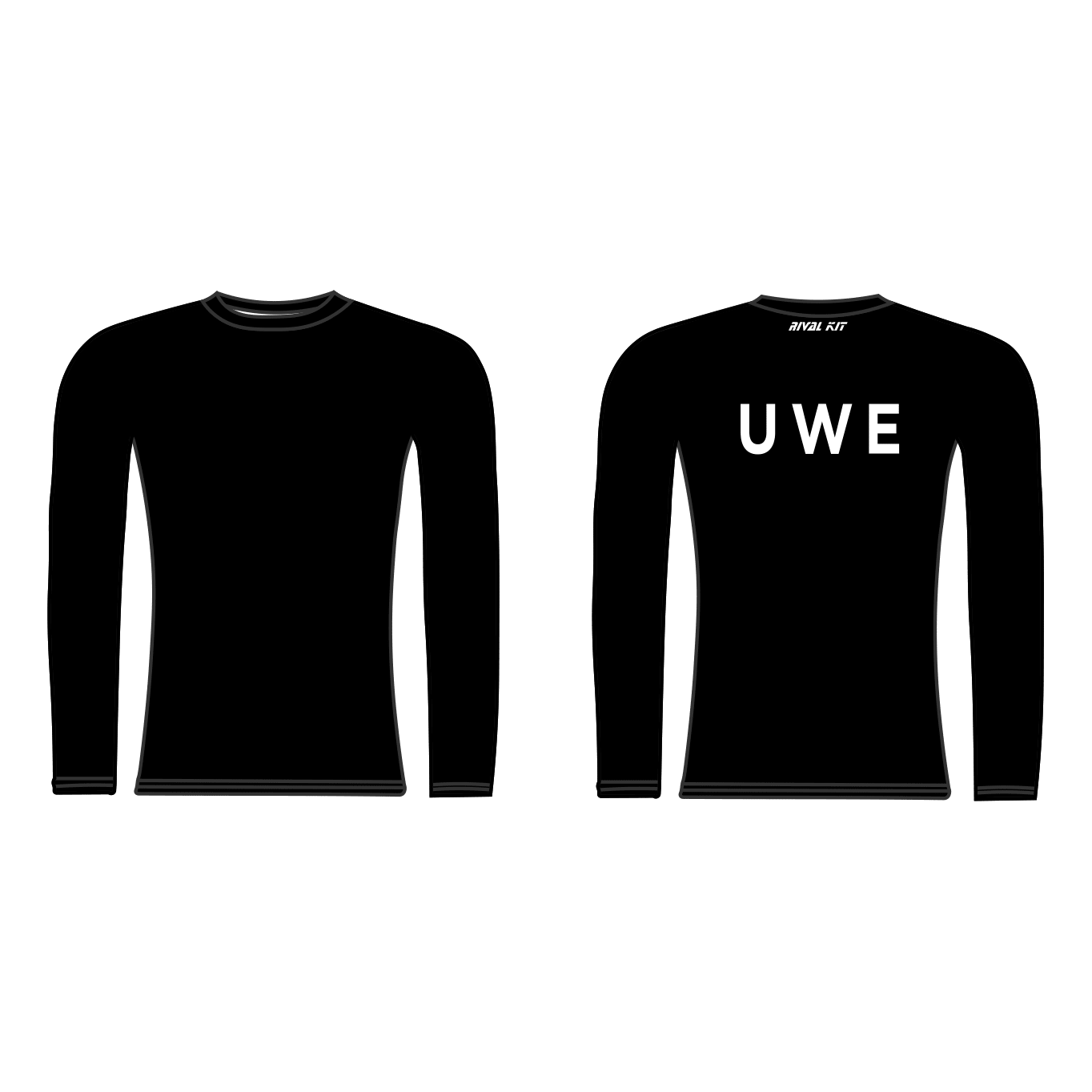 UWE Rowing Club Long Sleeve Baselayer Black