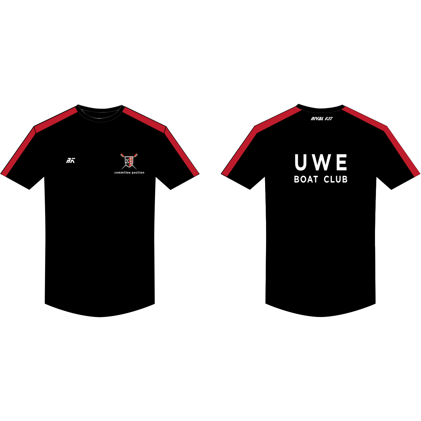UWE Rowing Club Short Sleeve Gym T-Shirt