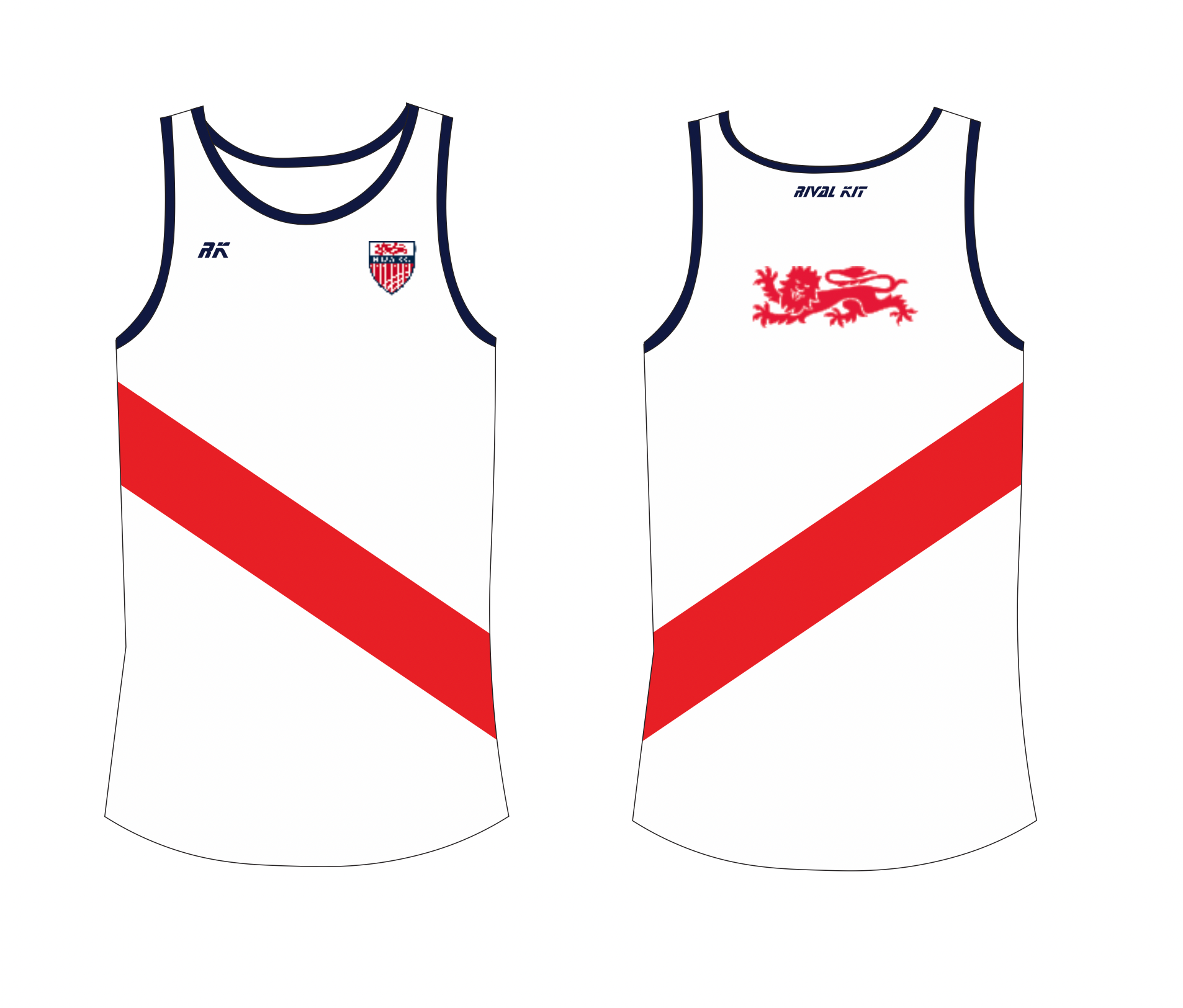 Newcastle University Athletics and Cross Country Club White Vest