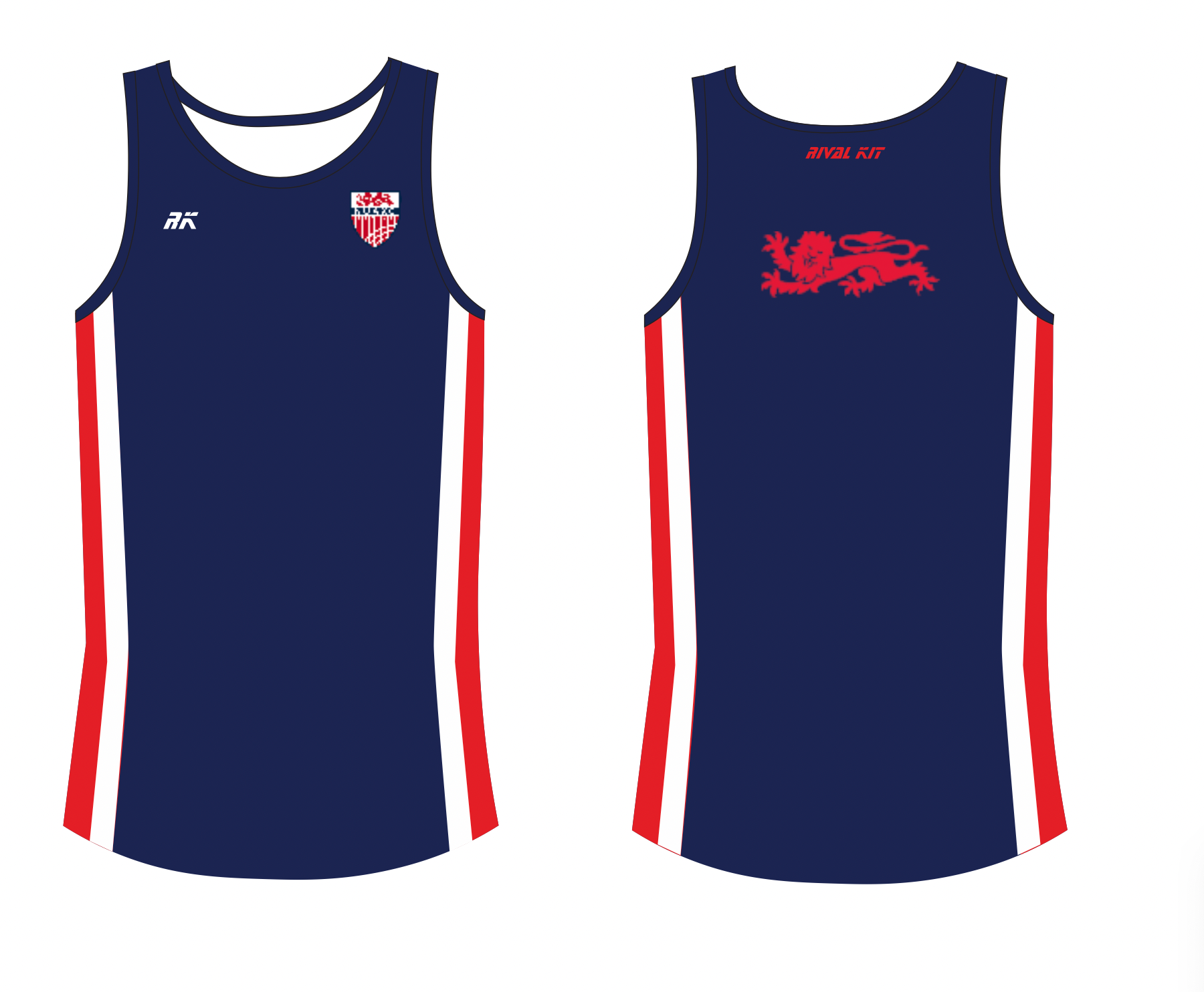 Newcastle University Athletics and Cross Country Club Navy Vest – RIVAL KIT