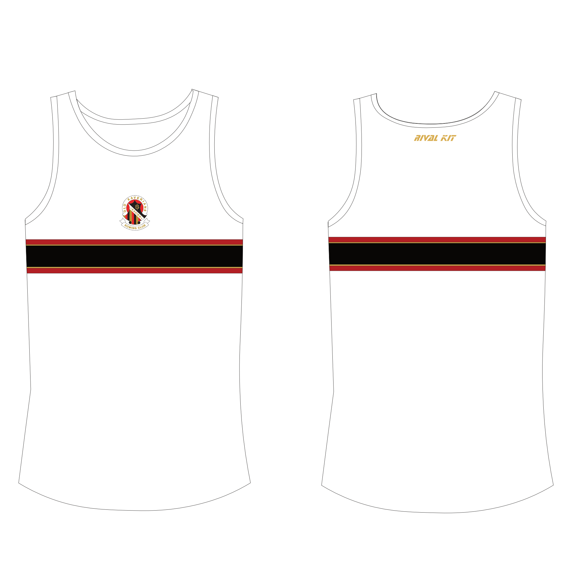 Old Xavierians Rowing Club Gym Vest