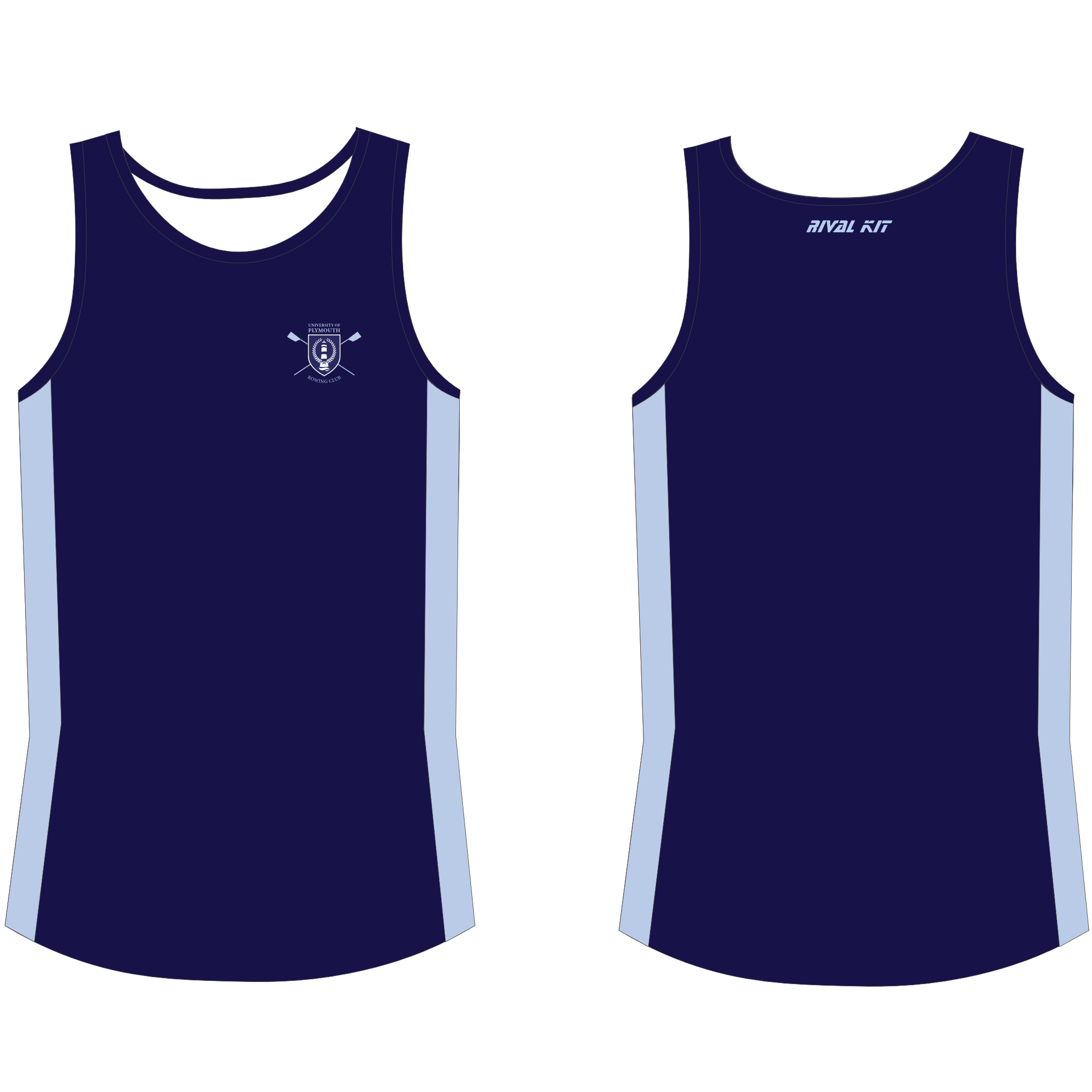 Plymouth University Boat Club Gym Vest