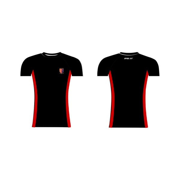 Worthing Rowing Club Black Short Sleeve Base-Layer