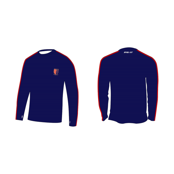 Worthing Rowing Club Navy 201 Long Sleeve Gym T-Shirt