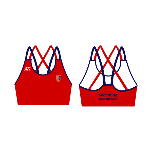 Worthing Rowing Club Red Strappy Sports Bra