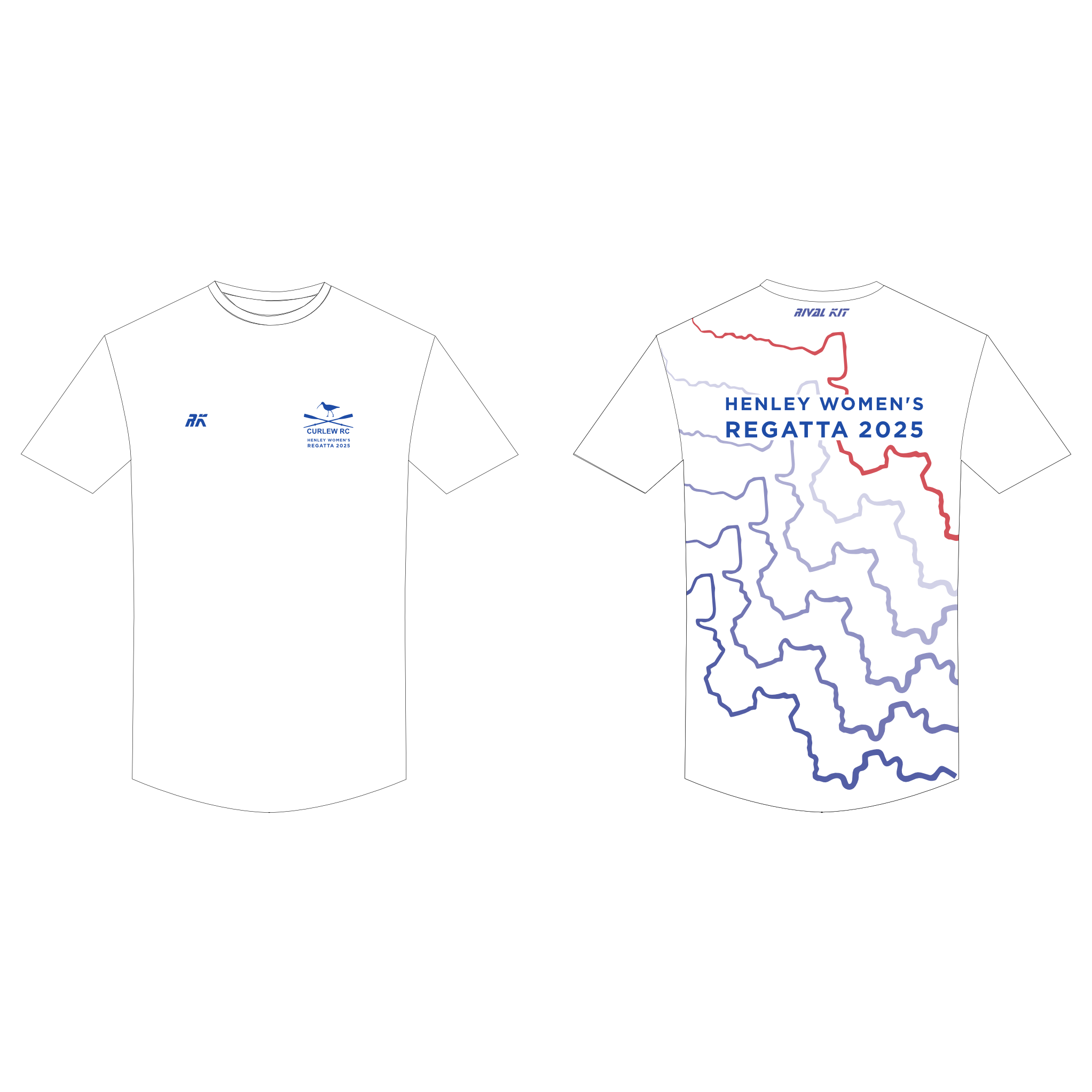 Curlew Rowing Club Gym T-Shirt HWR 2025