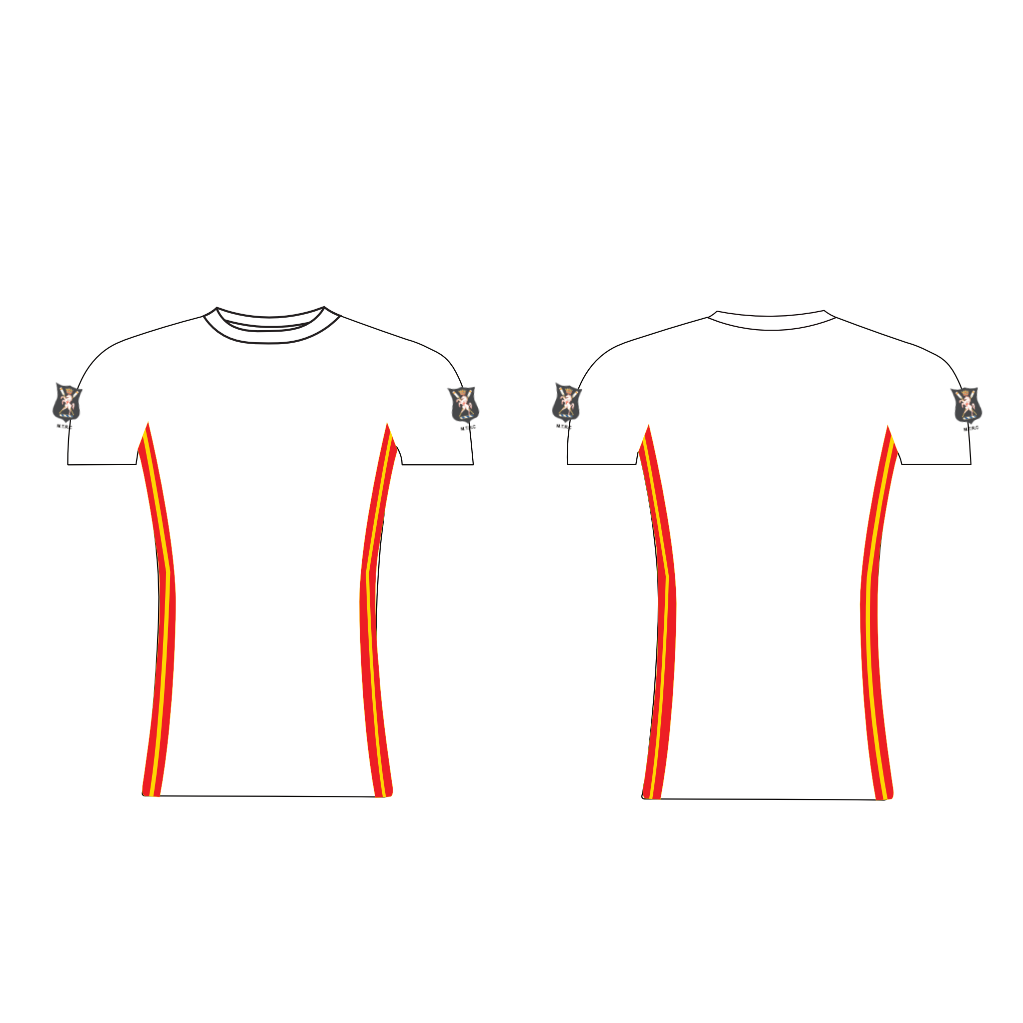 MEDWAY TOWNS ROWING Club Short Sleeve Base-Layer