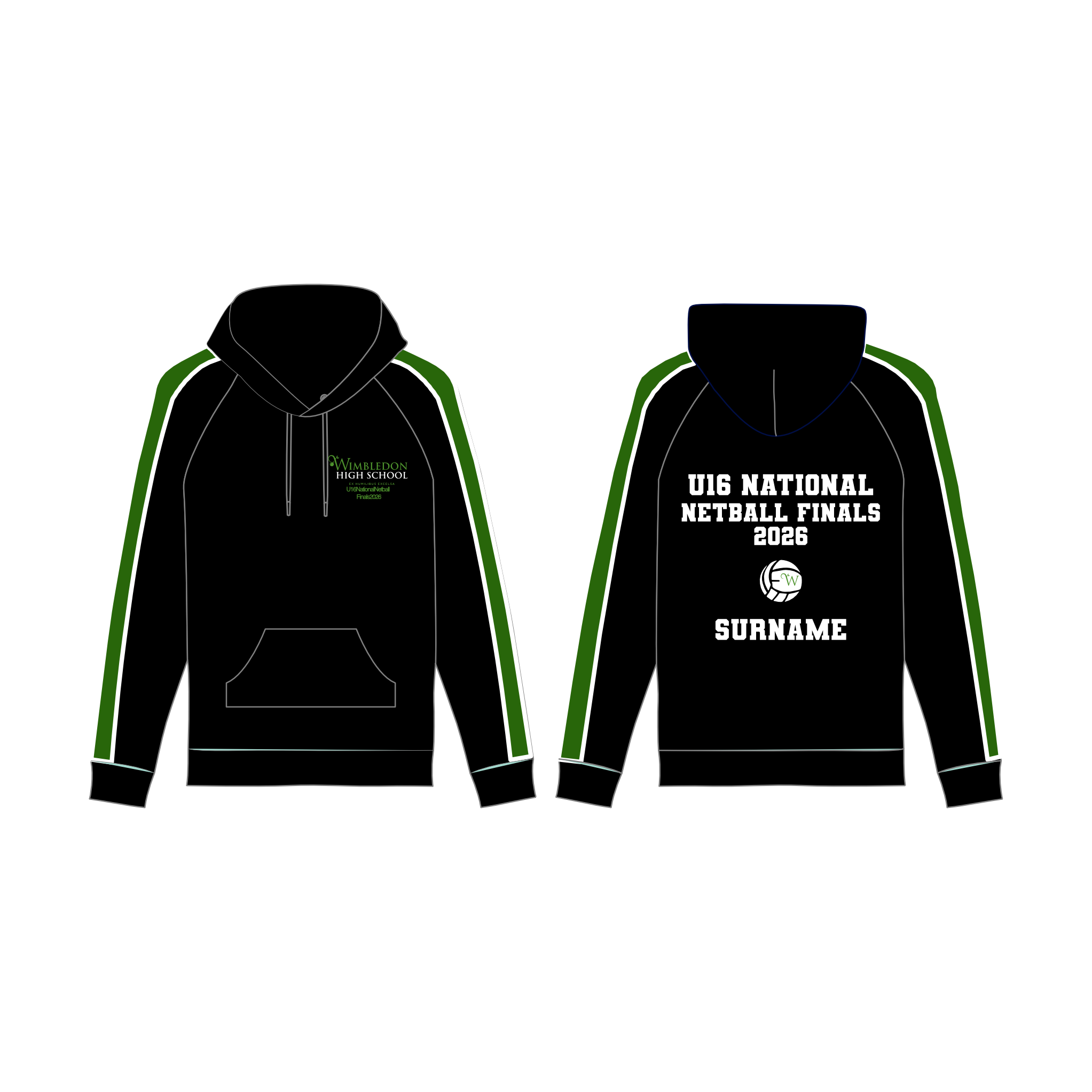 Wimbledon High School - Netball Hoodie