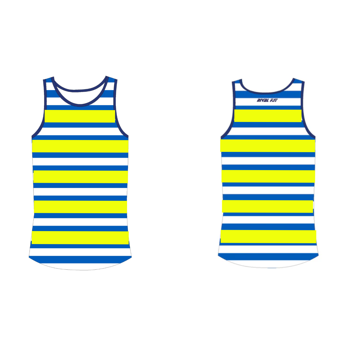 Itchen Imperial RC Stripey Gym Vest High-Vis