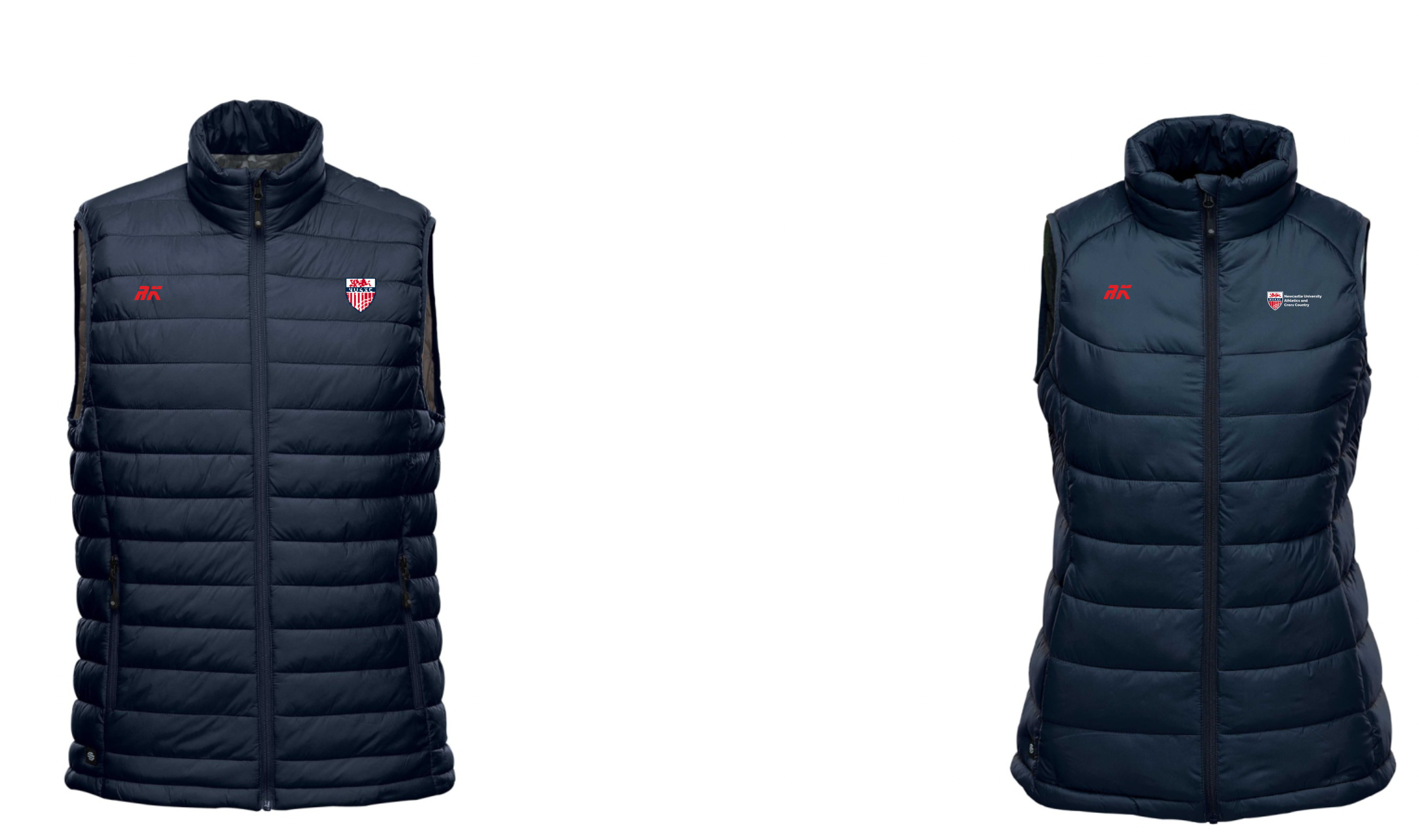 Newcastle University Athletics and Cross Country Club Lightweight Puffa Gilet