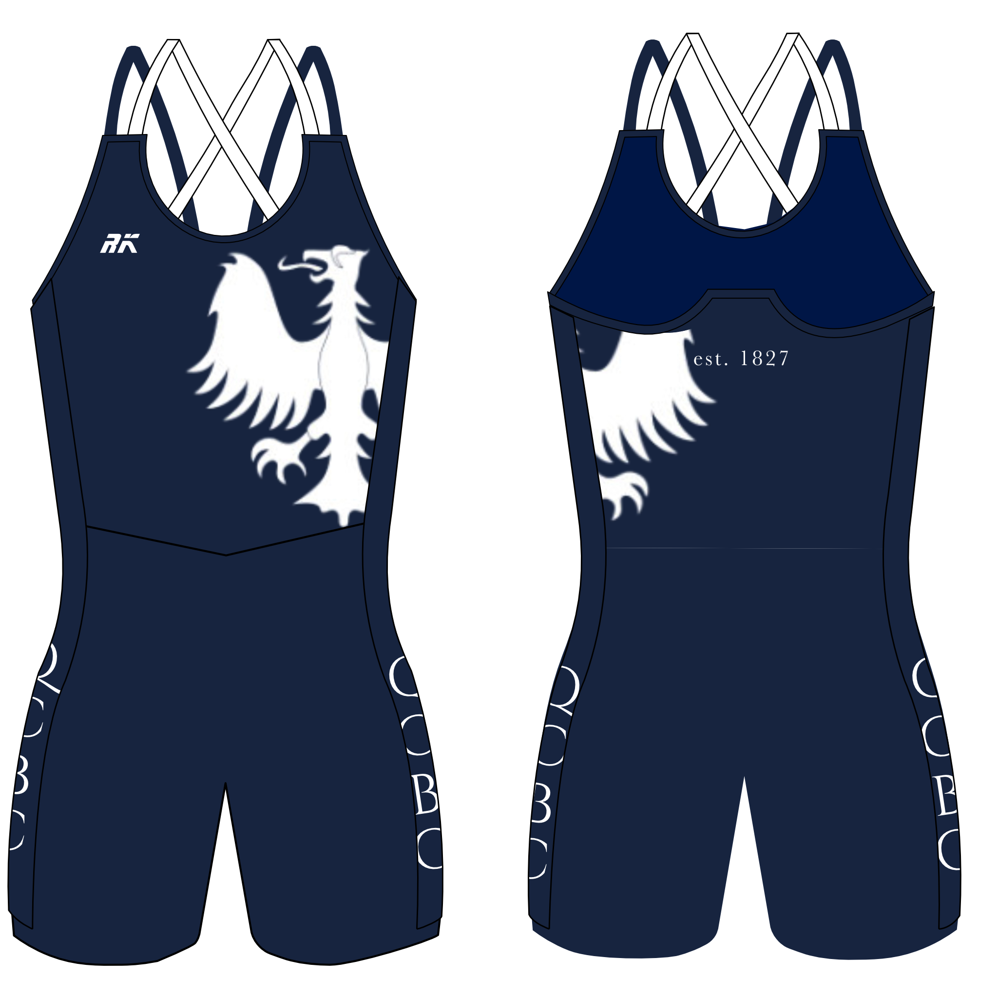Queen's College Boat Club Training STRAPPY AIOX NEW