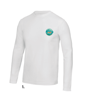 THE TIDEWAVES Long Sleeve Gym T-Shirt