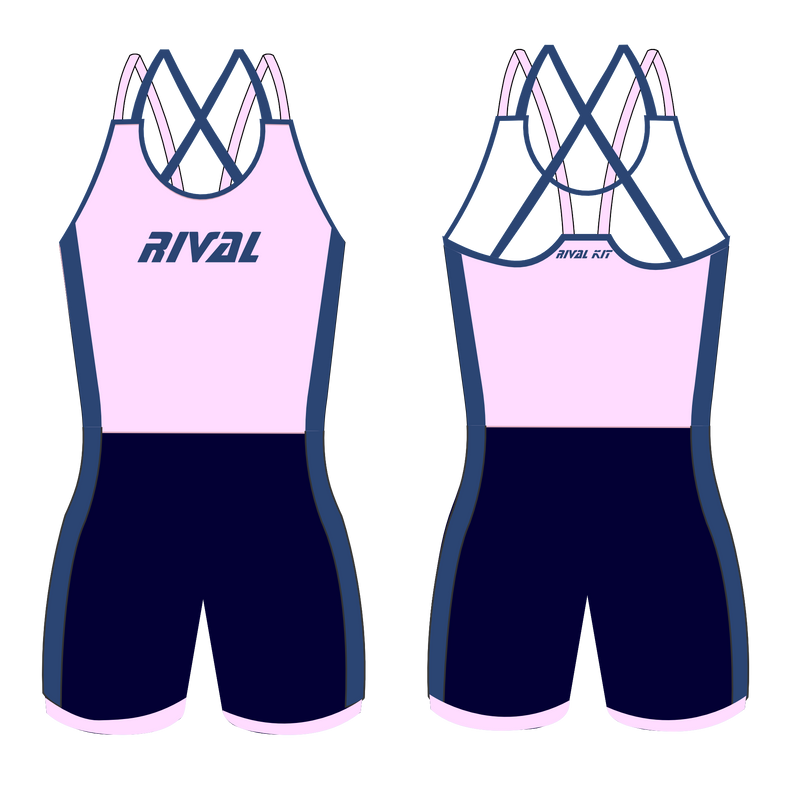 navy baby pink Combo Strappy AIO