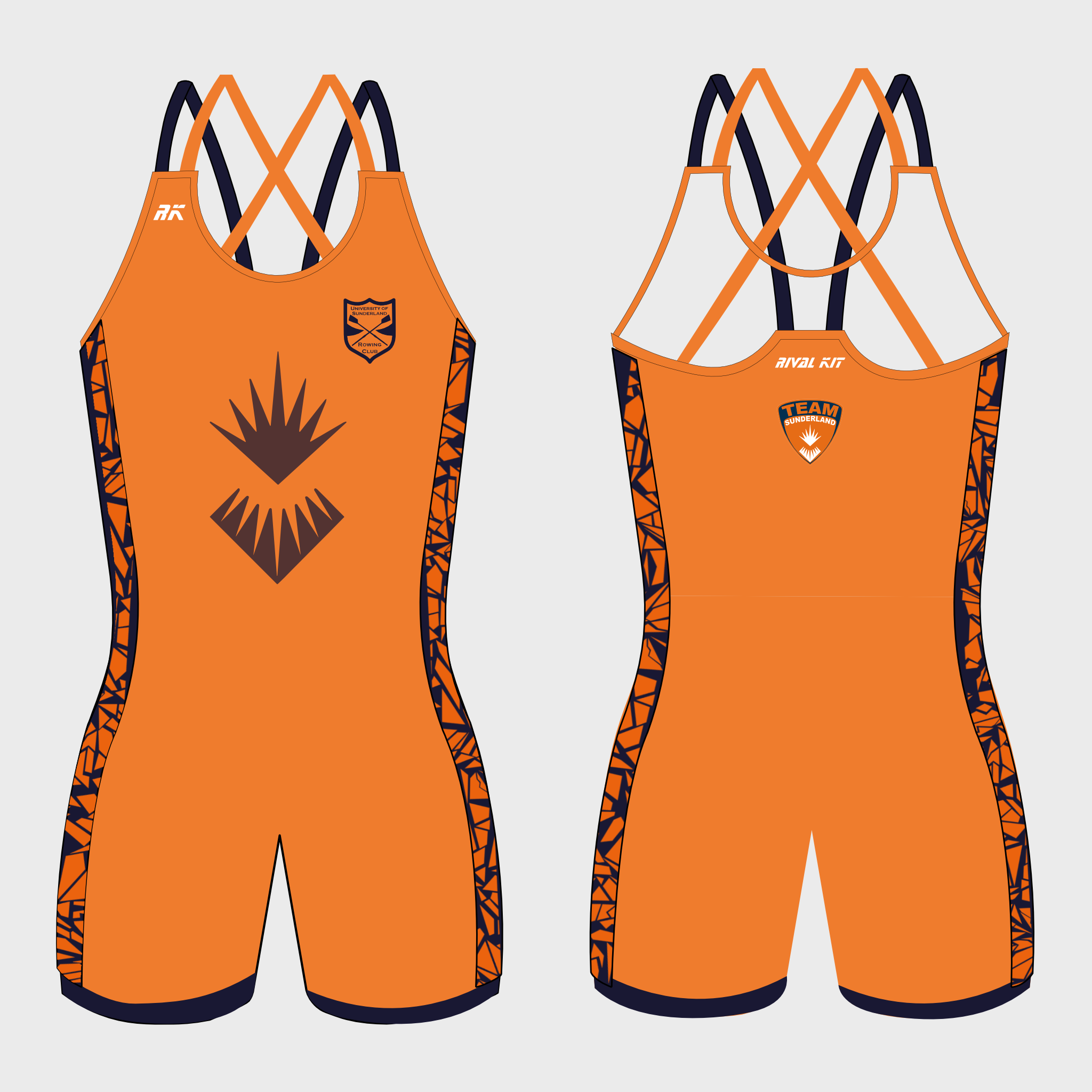 University of Sunderland Strappy ORANGE AIOX
