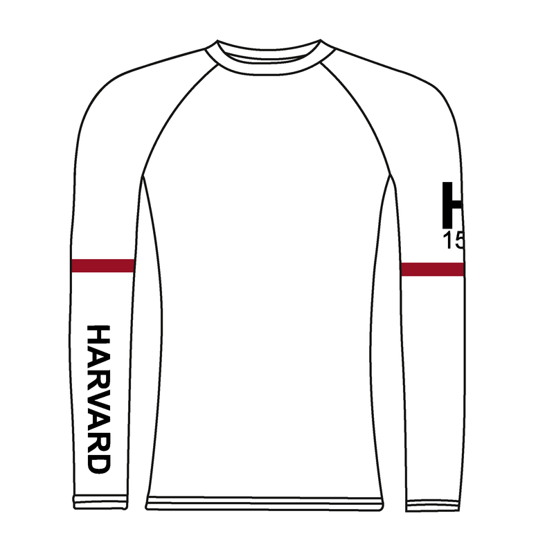 Harvard Men's Lightweight Crew Long Sleeve Base Layer