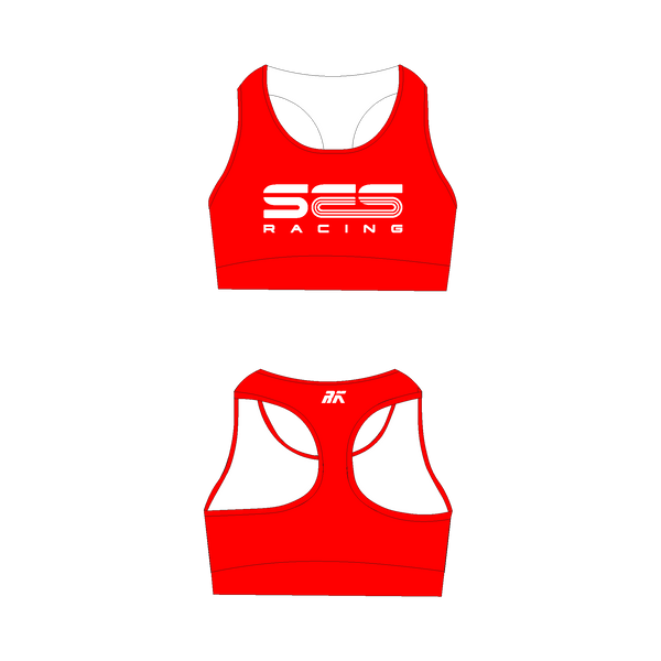 SES Racing Team Sports Red Bra