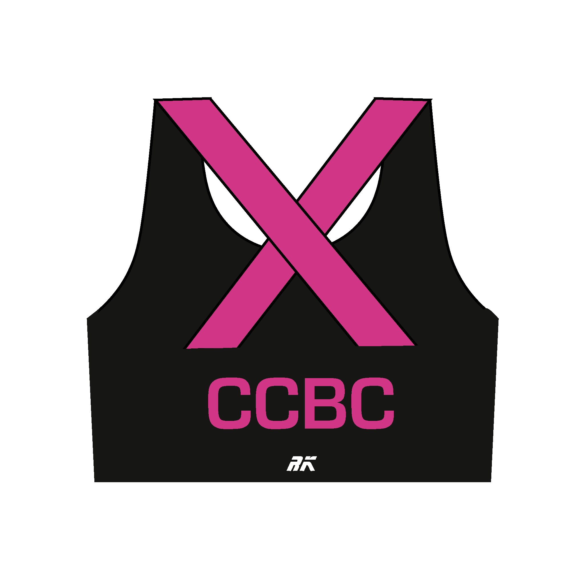 Churchill College Boat Club Crossed Back Sports Bra