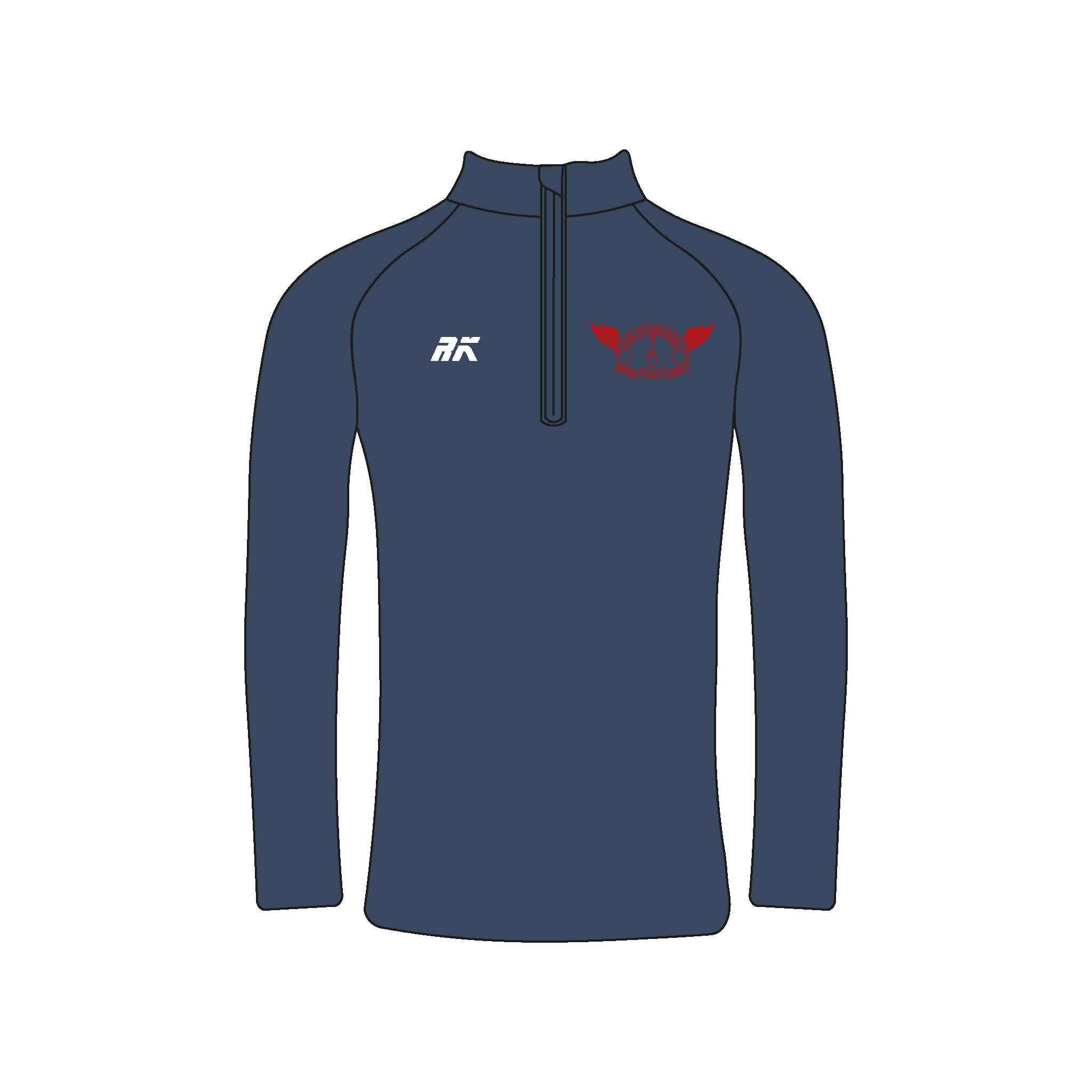 Helensburgh Amateur Swimming Club Coaches Bespoke Q-Zip