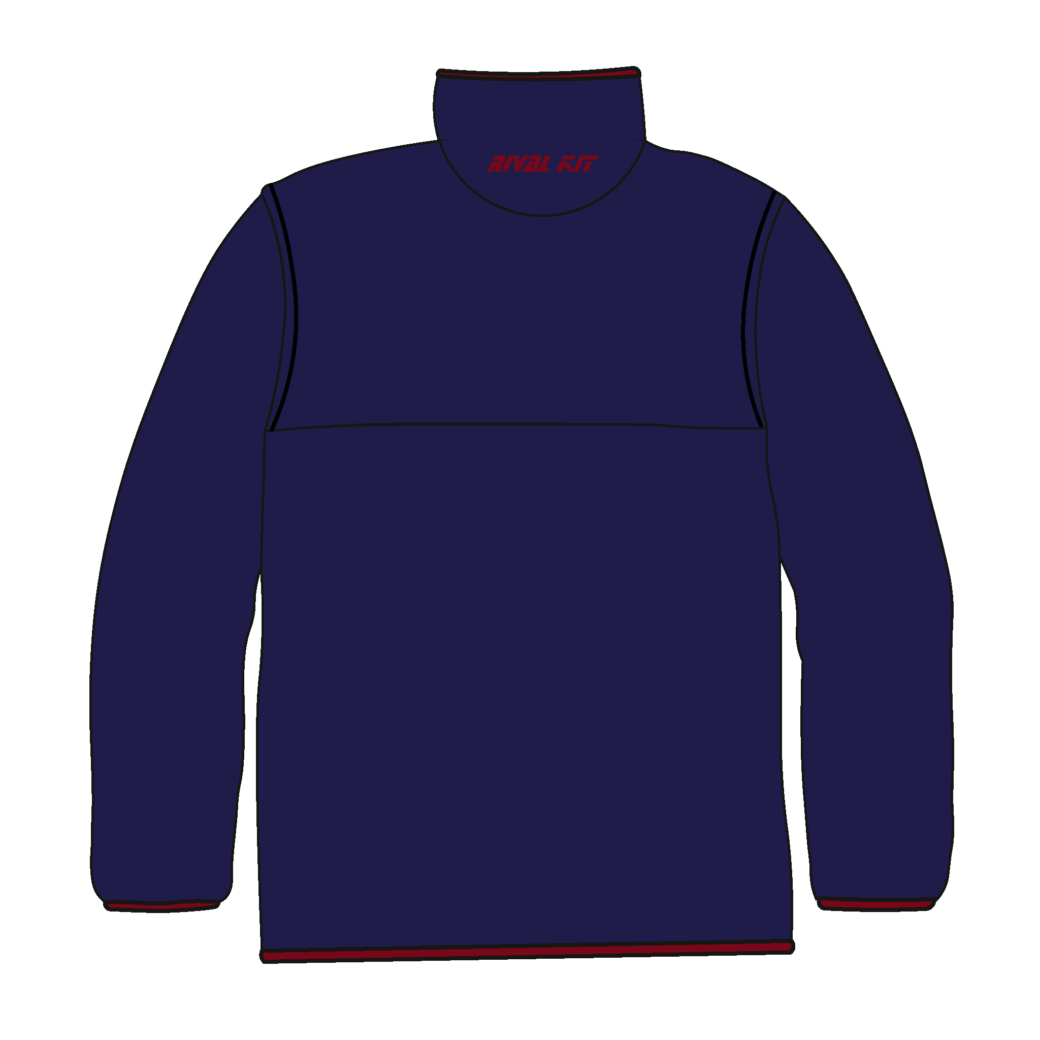 Corpus Christi College Boat Club Oxford Navy Pocket Fleece