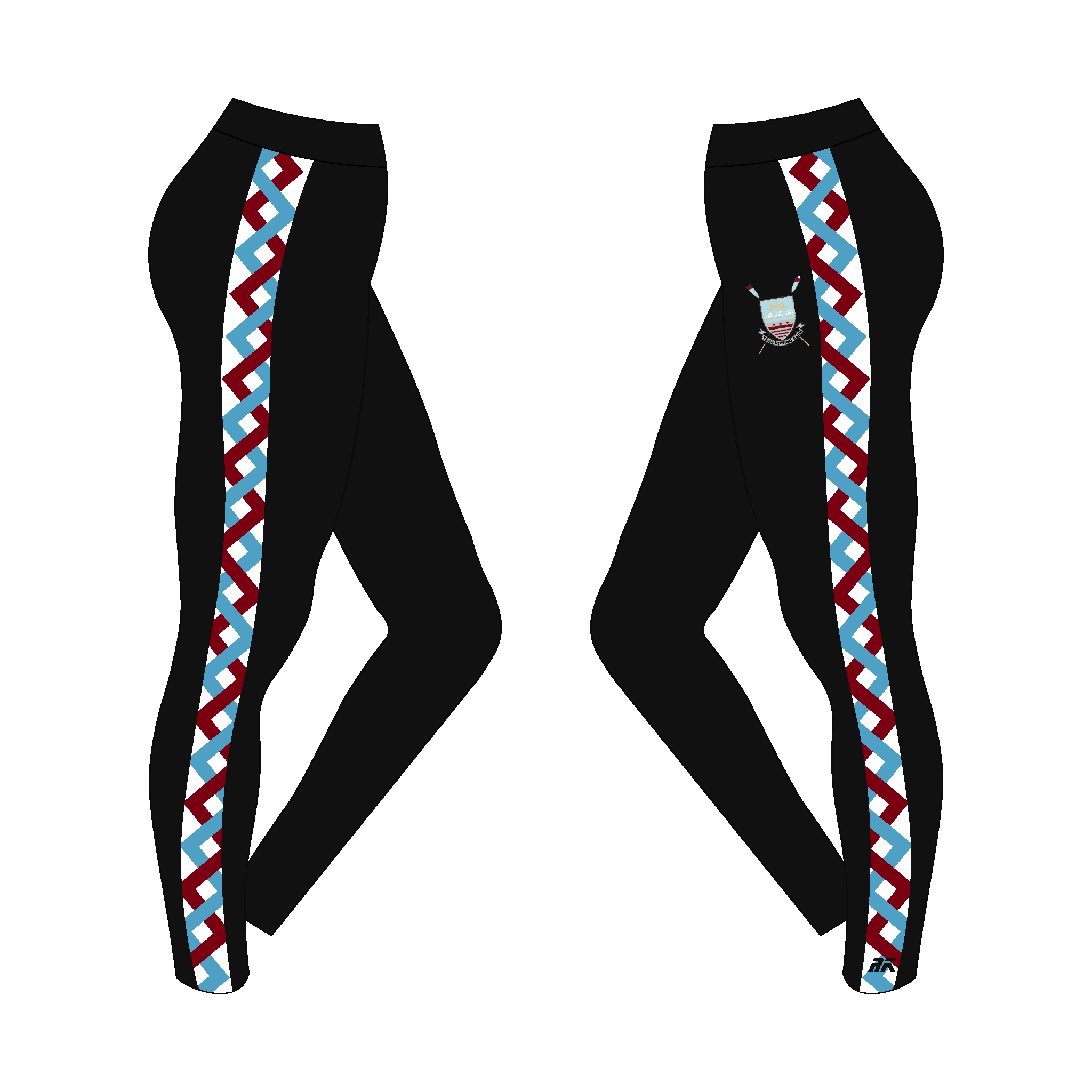 Tees RC Patterned Panel Leggings