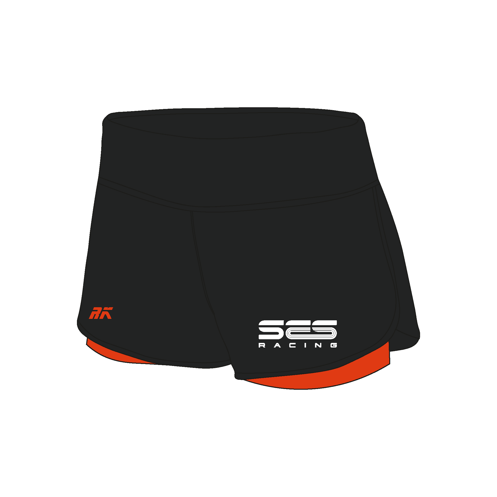 SES Racing Team Female Gym Shorts