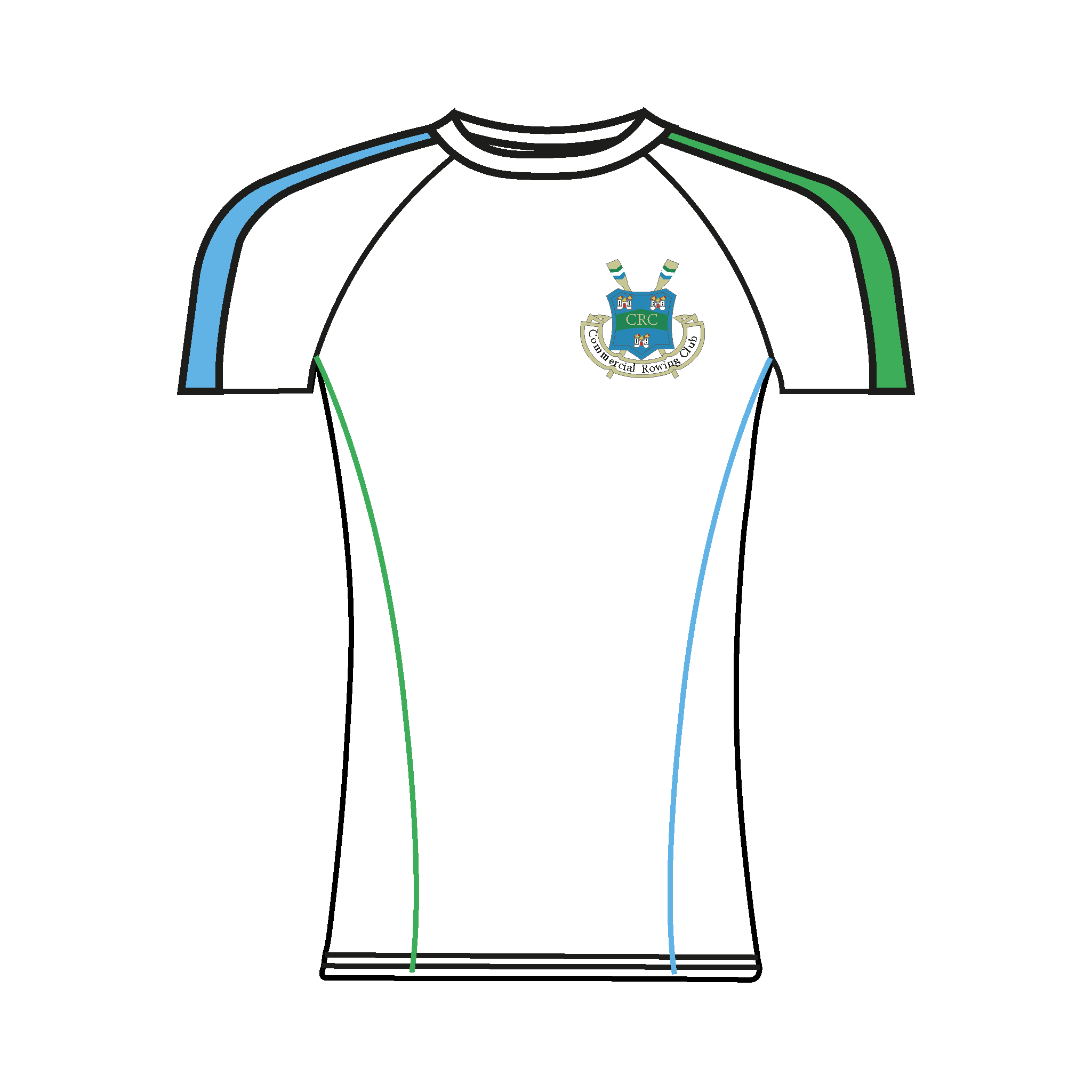 Commercial Rowing Club Short Sleeve Base-Layer