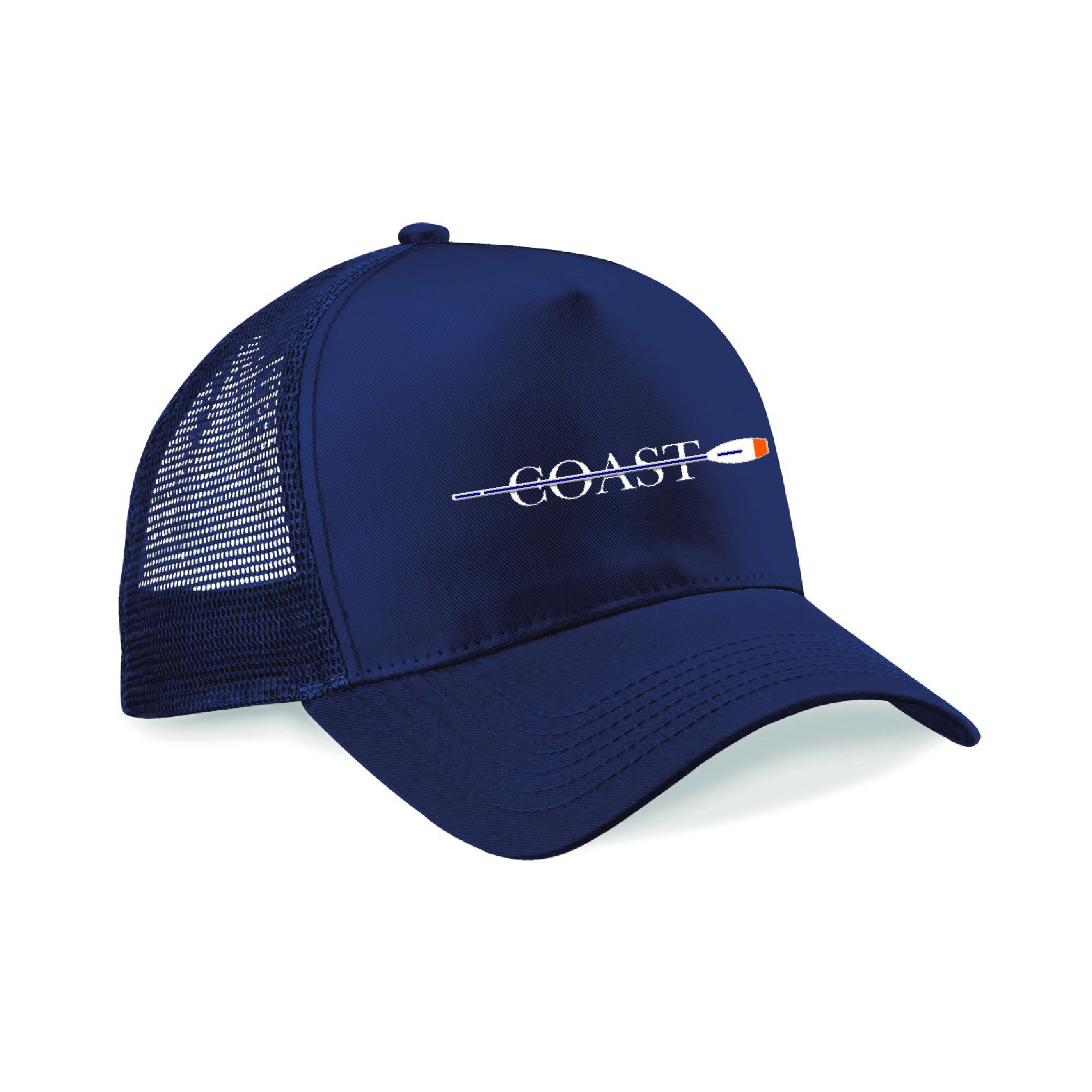 Orange Coast Navy Trucker Cap