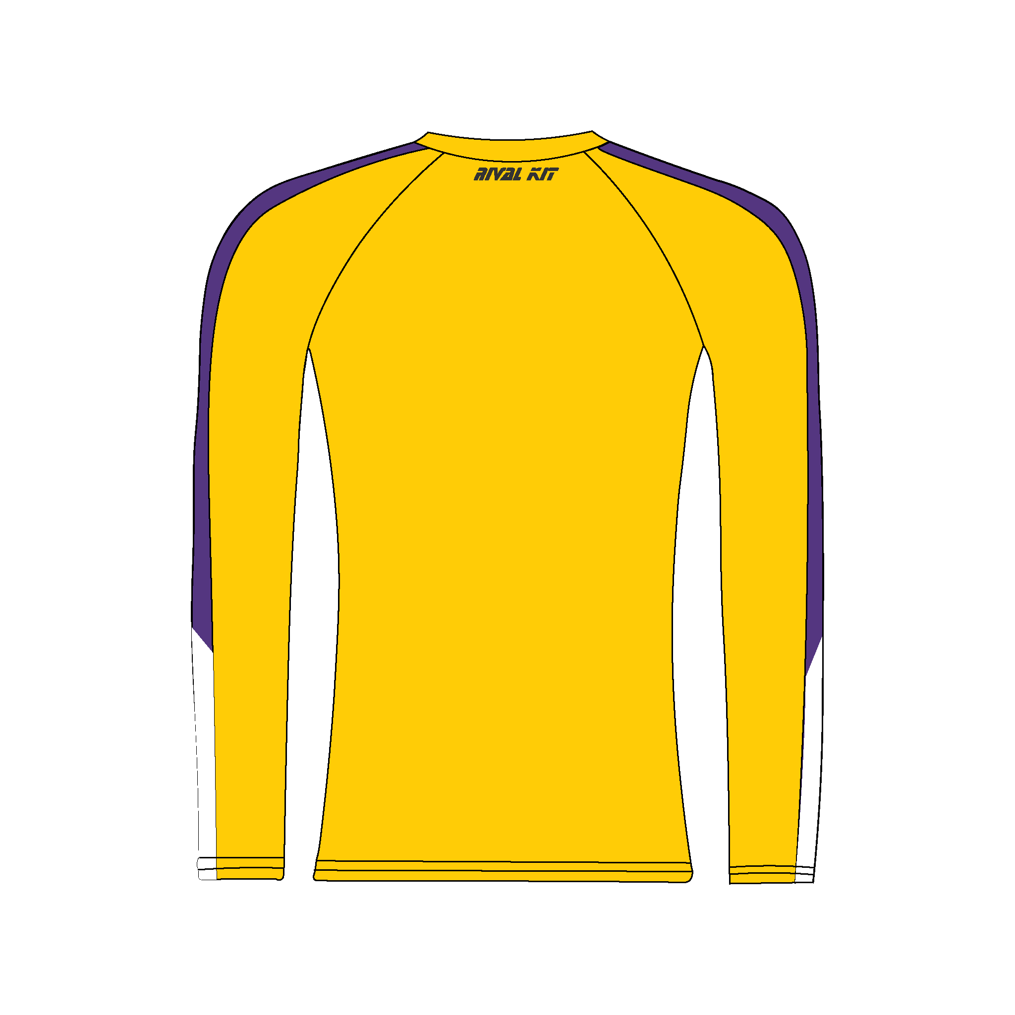 Minerva Bath RC Yellow Long Sleeve Base-Layer