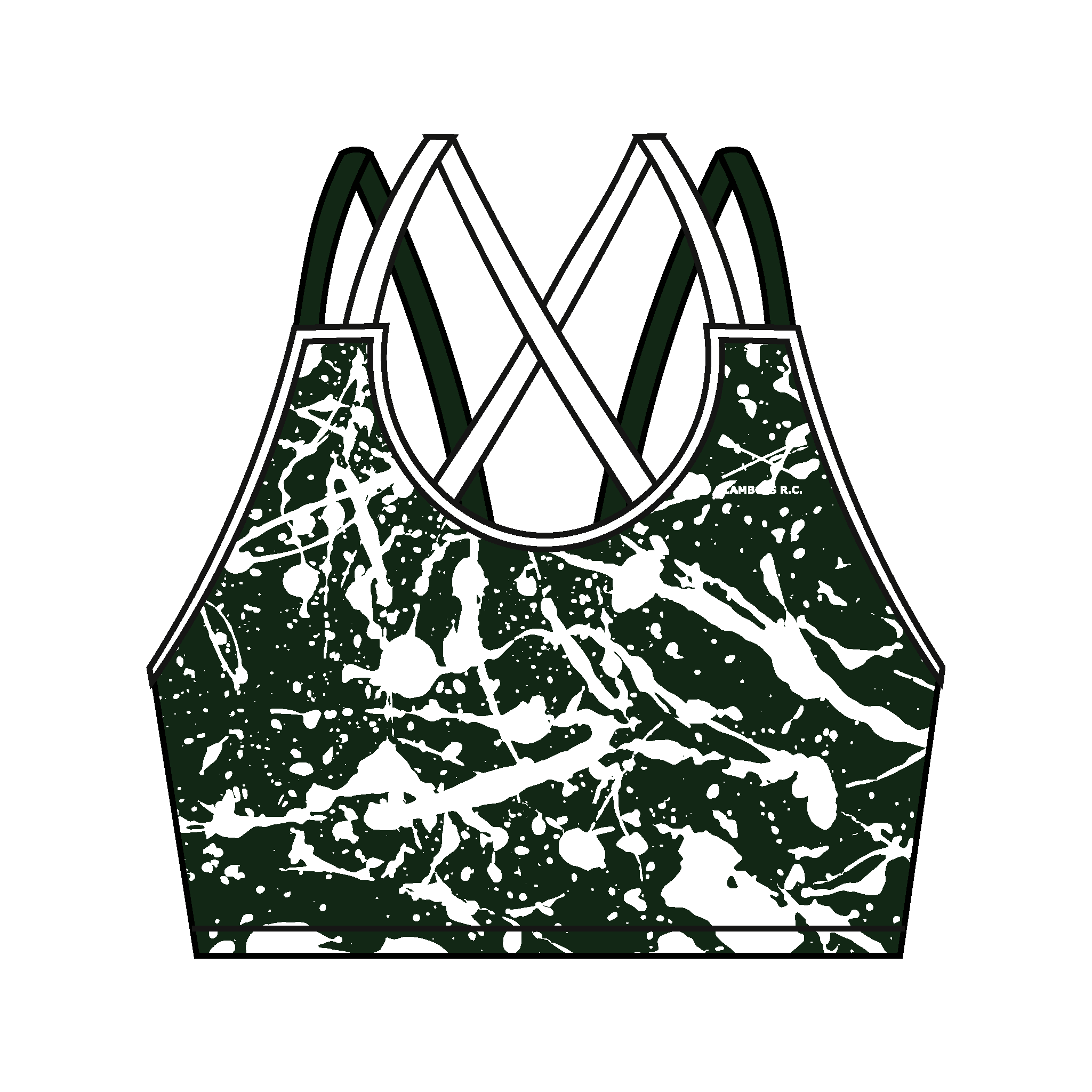 Cambois Rowing Club Sports Bra 3