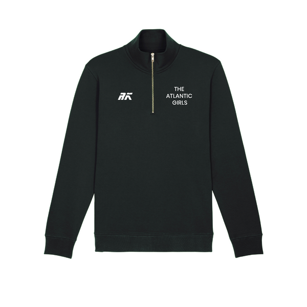 The Atlantic Girls Black Q-Zip Design 1