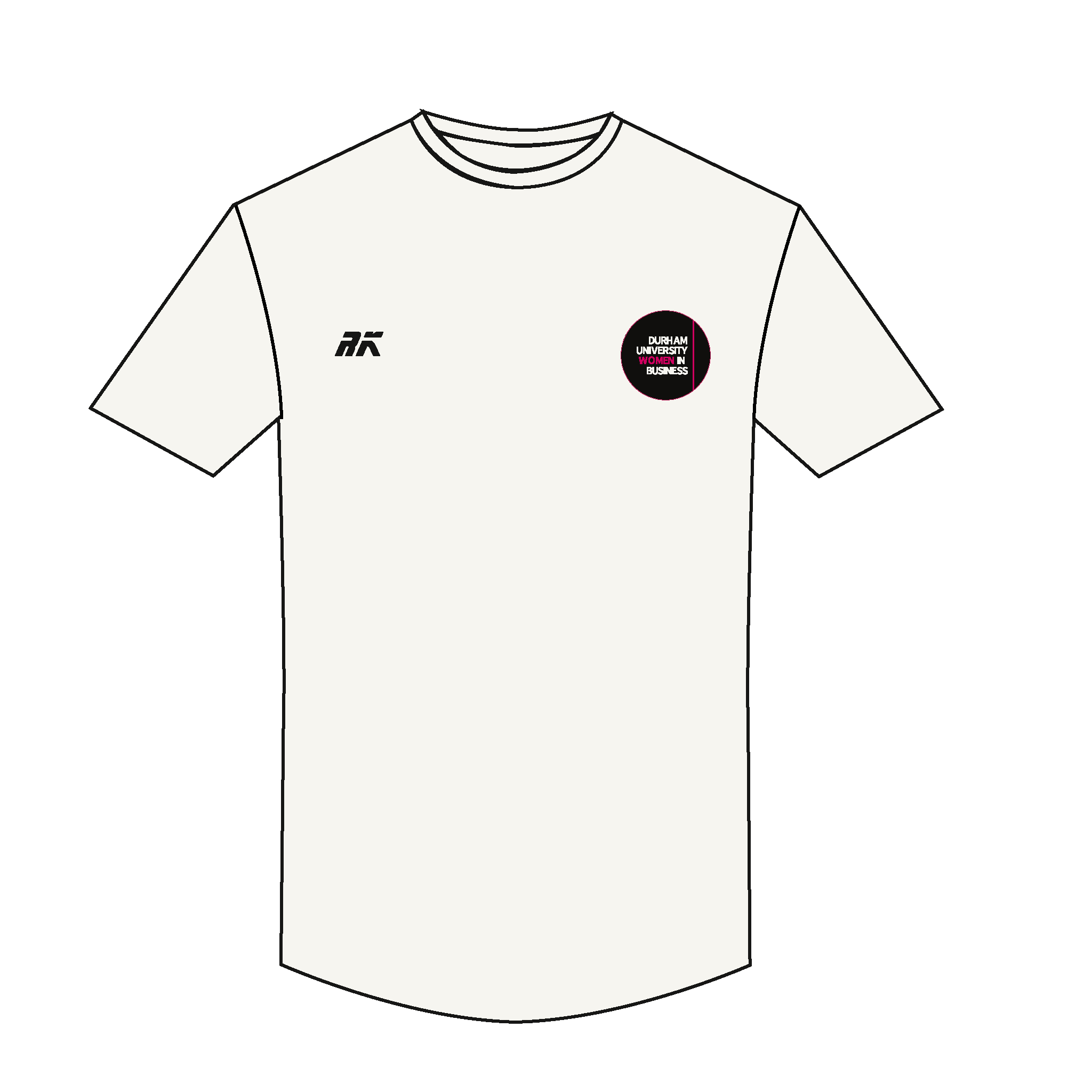 Durham University Women in Business White Casual T-Shirt