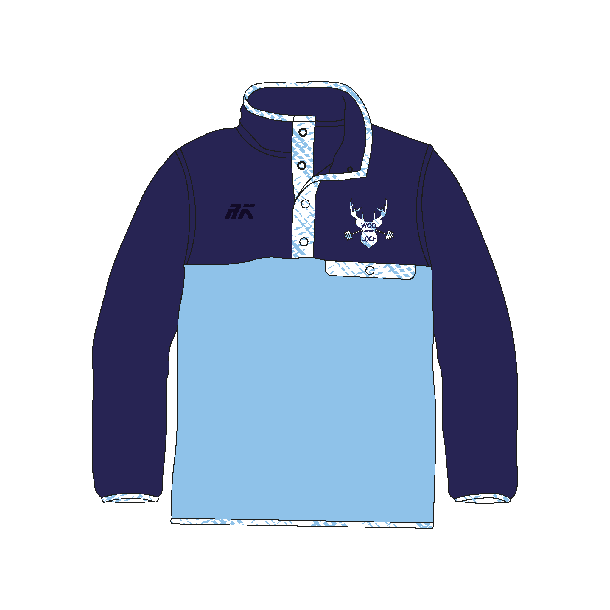 WOD on the Loch Pocket Fleece