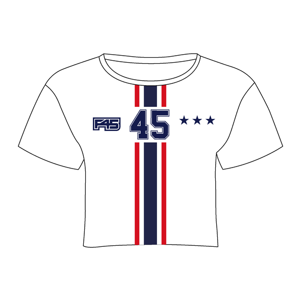 F45 MAIDA VALE COACH CROP TOP Design 3