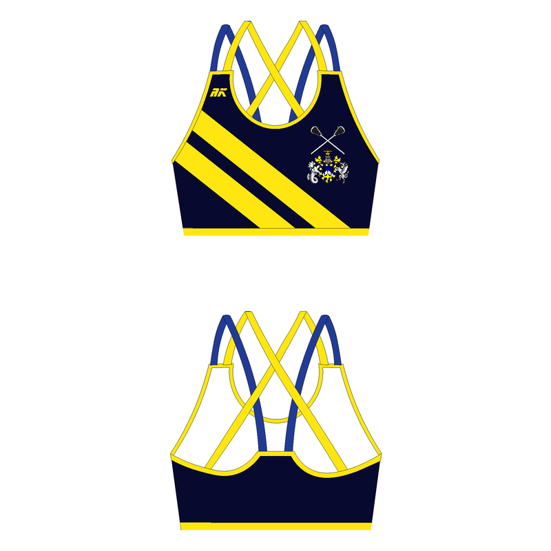 QMUL Lacrosse Club Strappy Sports Bra