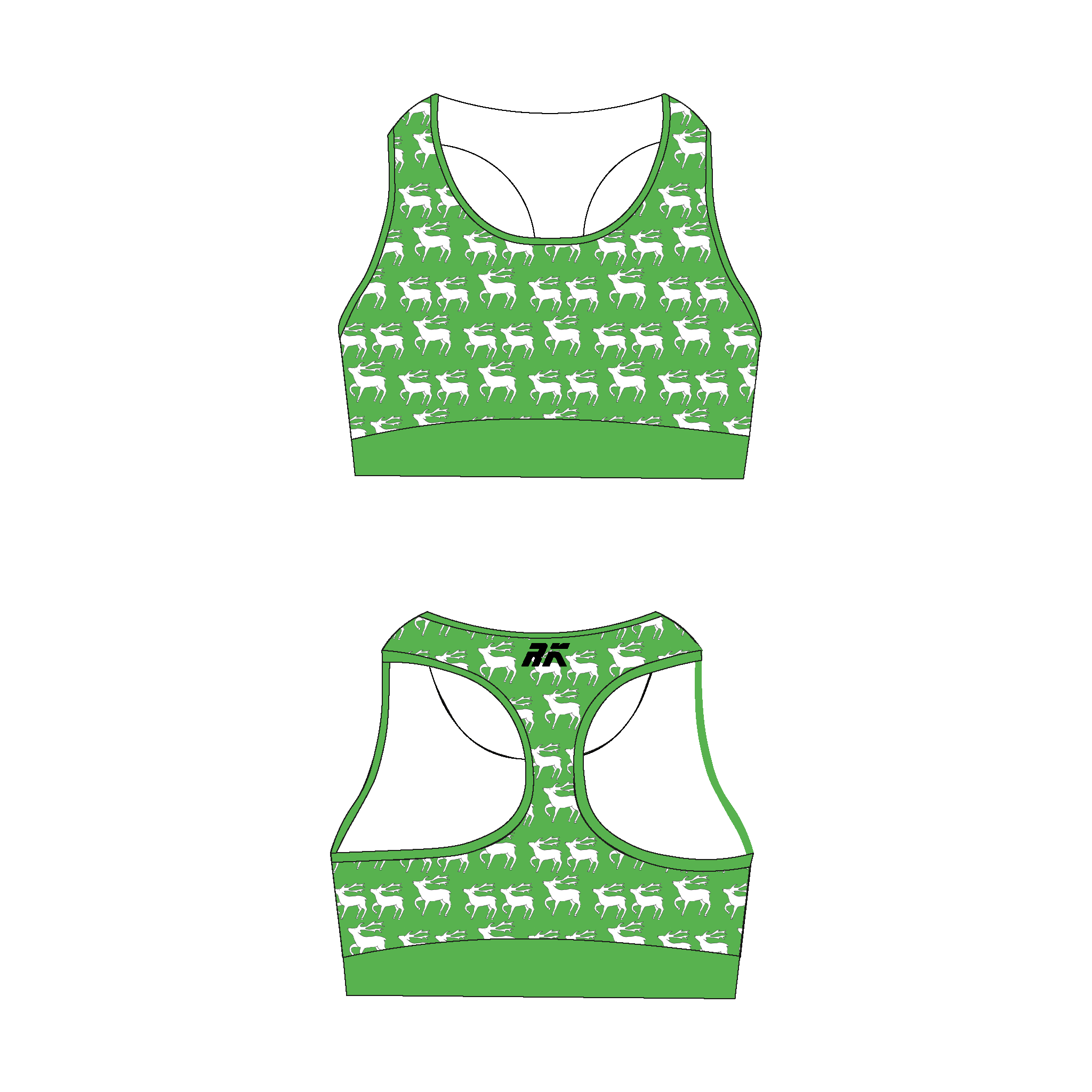 Jesus College Netball Club Sports Bra 1