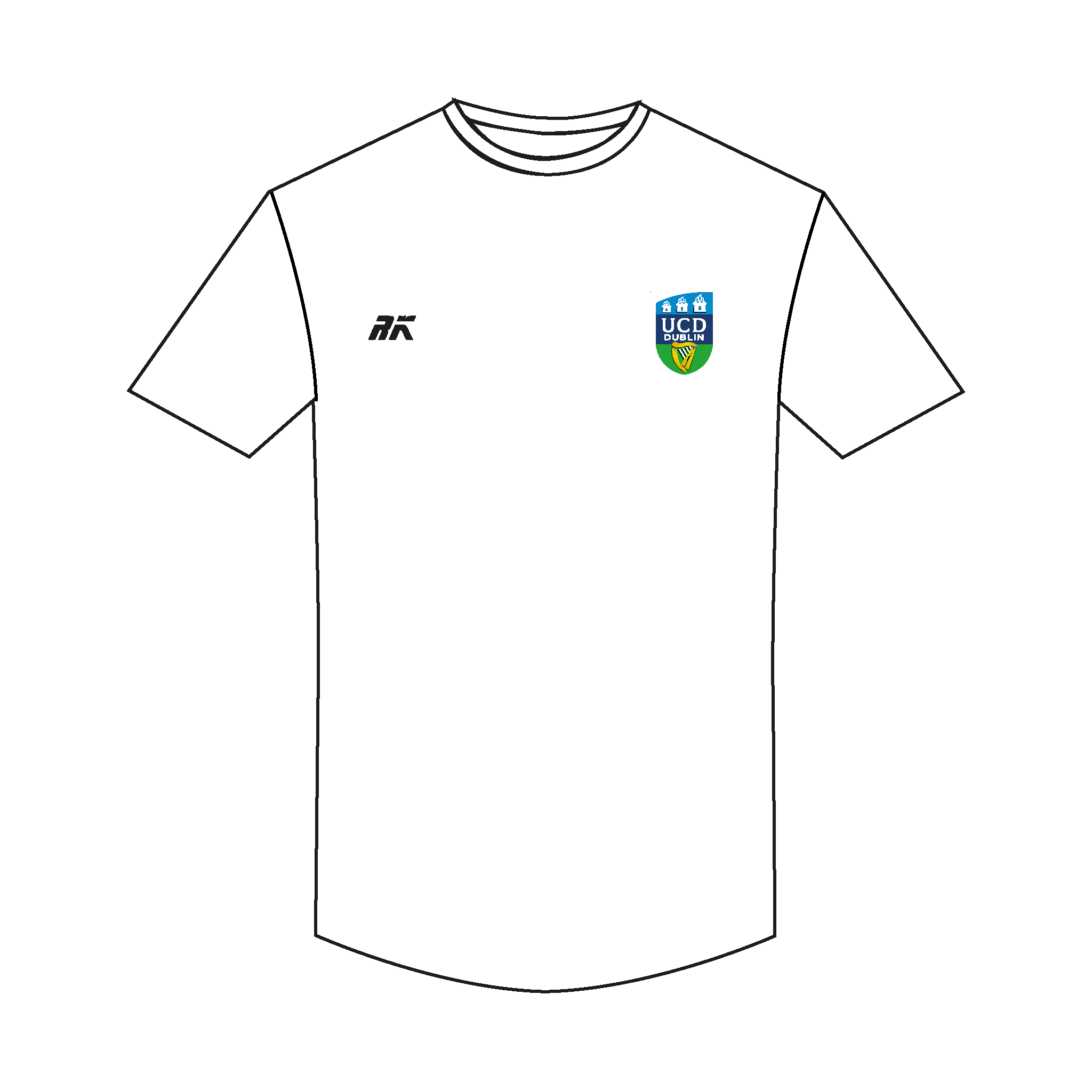 University College Dublin Ladies White Casual T-Shirt