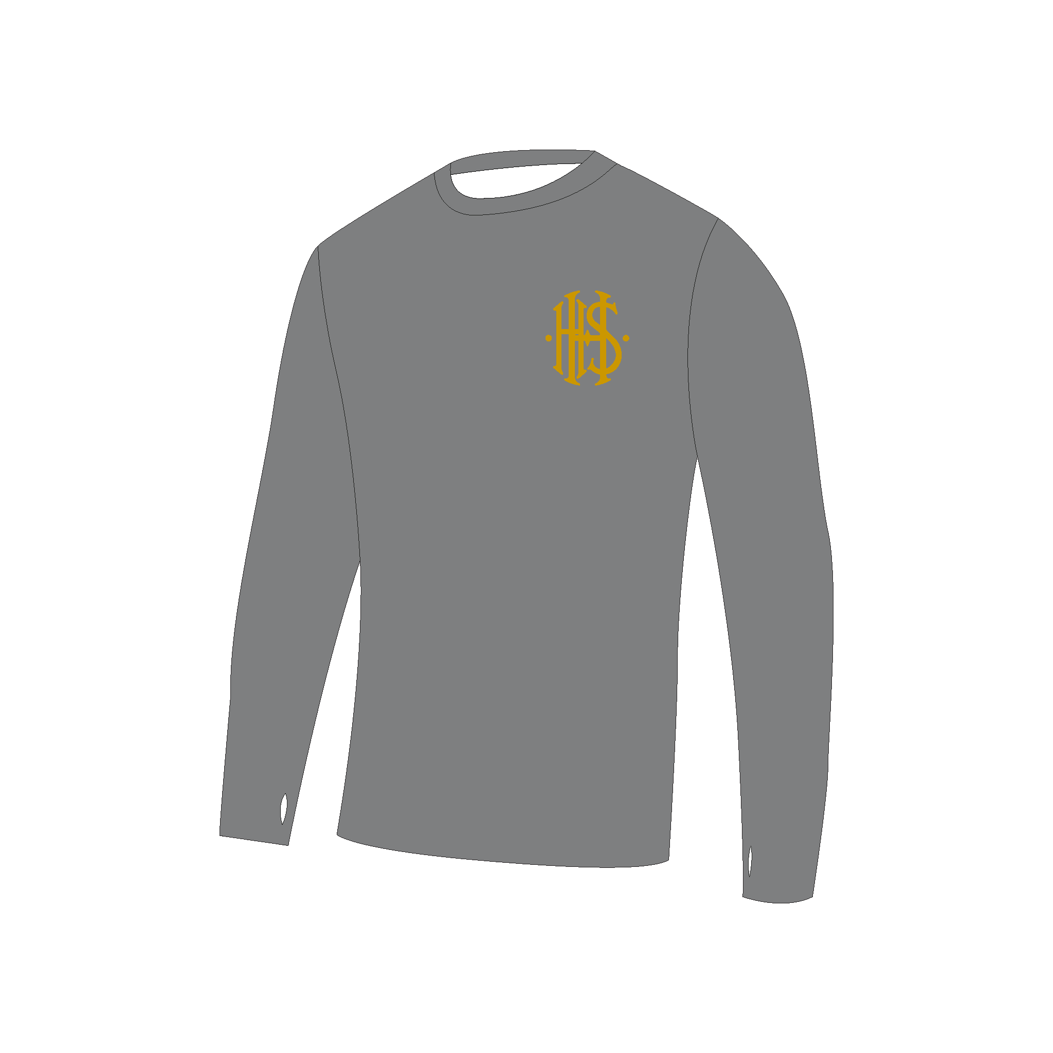 Hill Head High School Long Sleeve Bespoke Gym T-Shirt