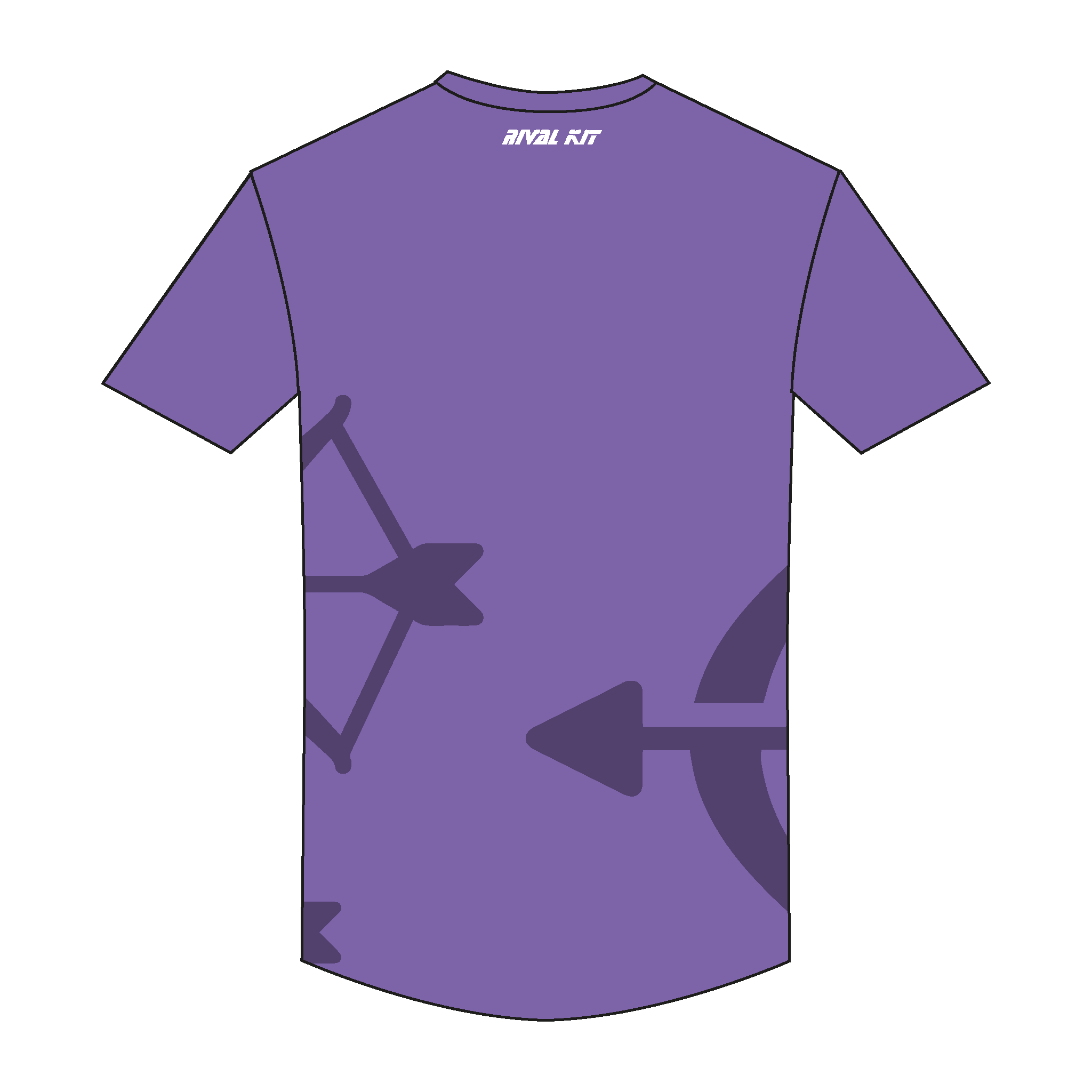 Jesus College Amazons Bespoke Short Sleeve Gym T-Shirt 2