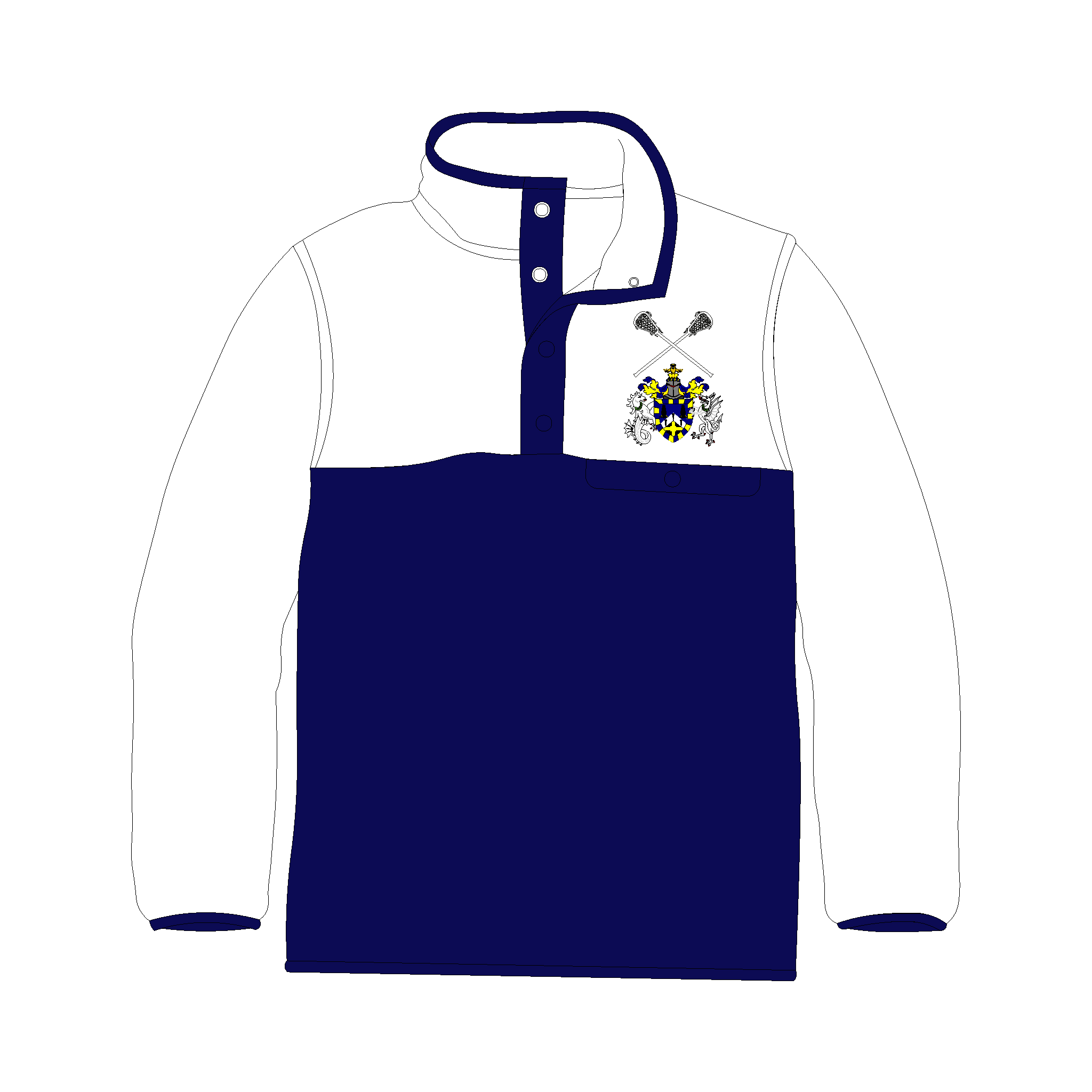 QMUL Lacrosse Club Pocket Fleece