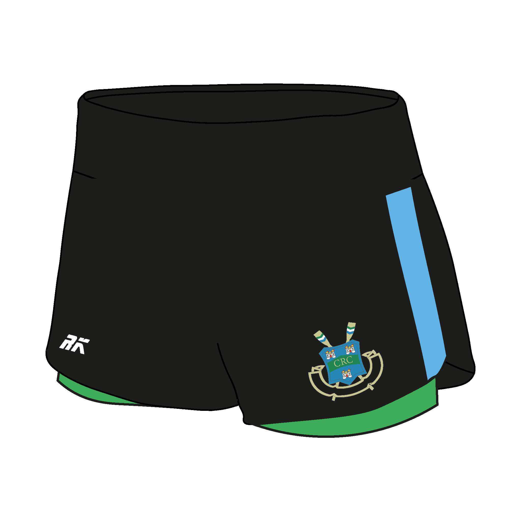 Commercial Rowing club Female Gym Shorts