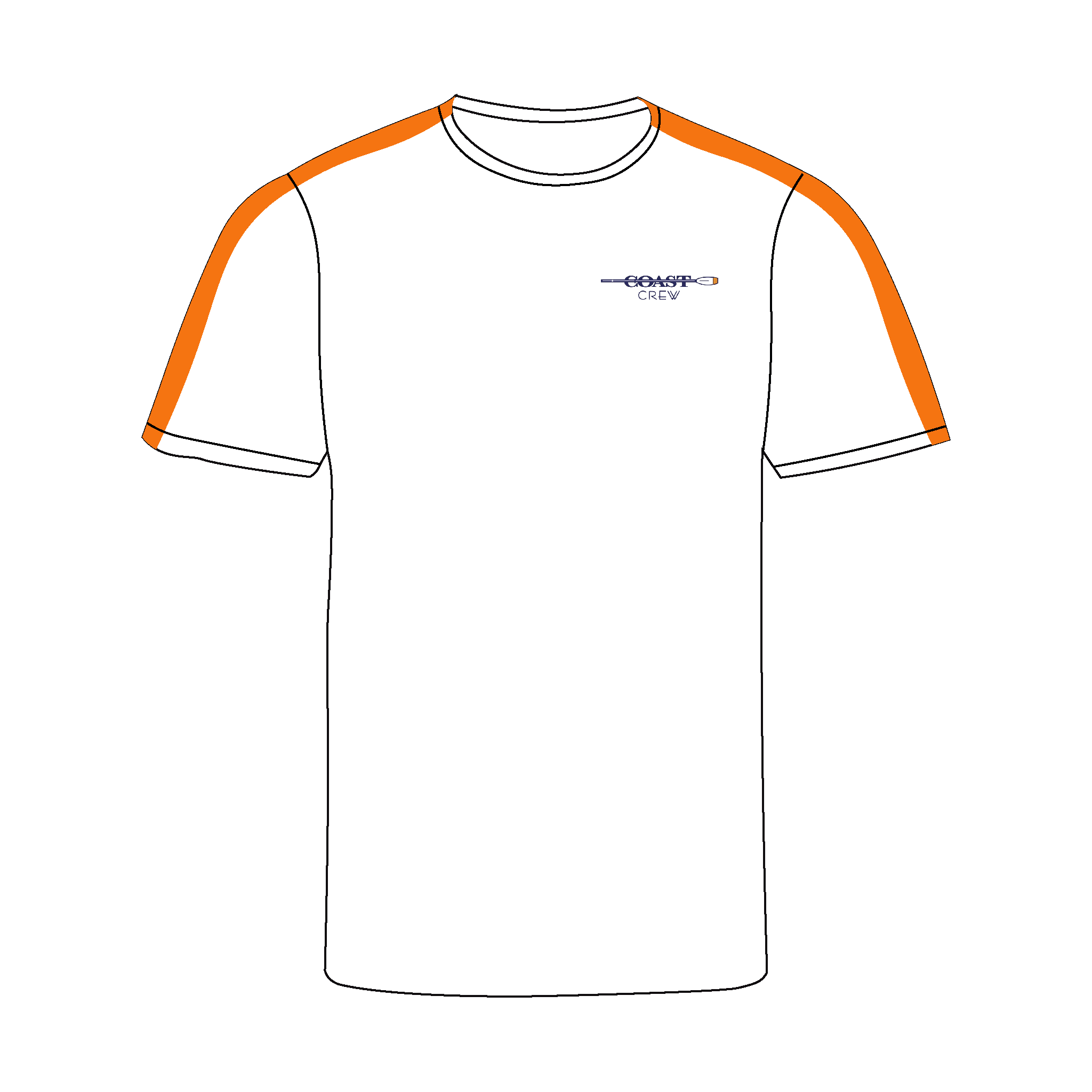 Orange Coast Bespoke Gym T-Shirt