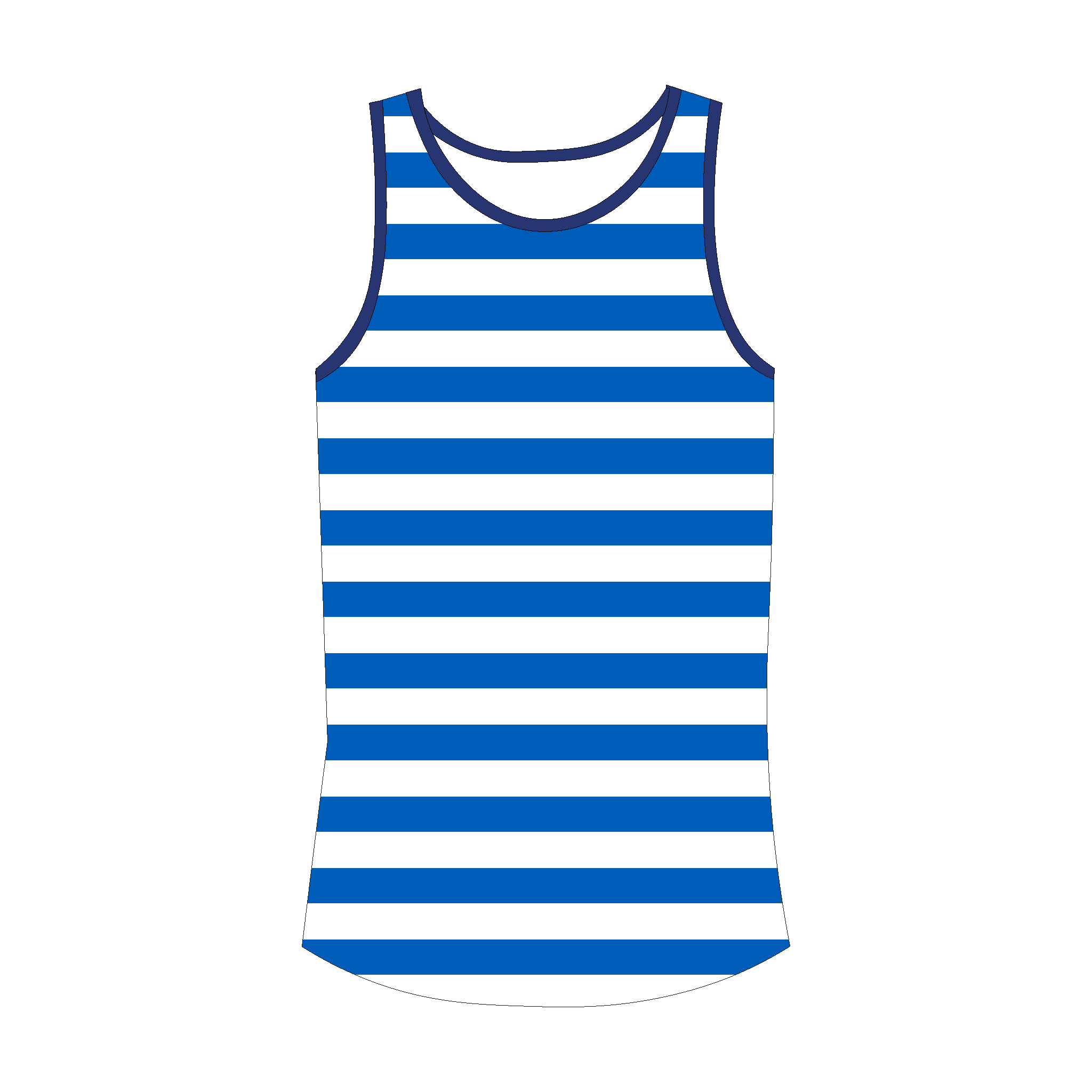 Itchen Imperial RC Stripey Gym Vest