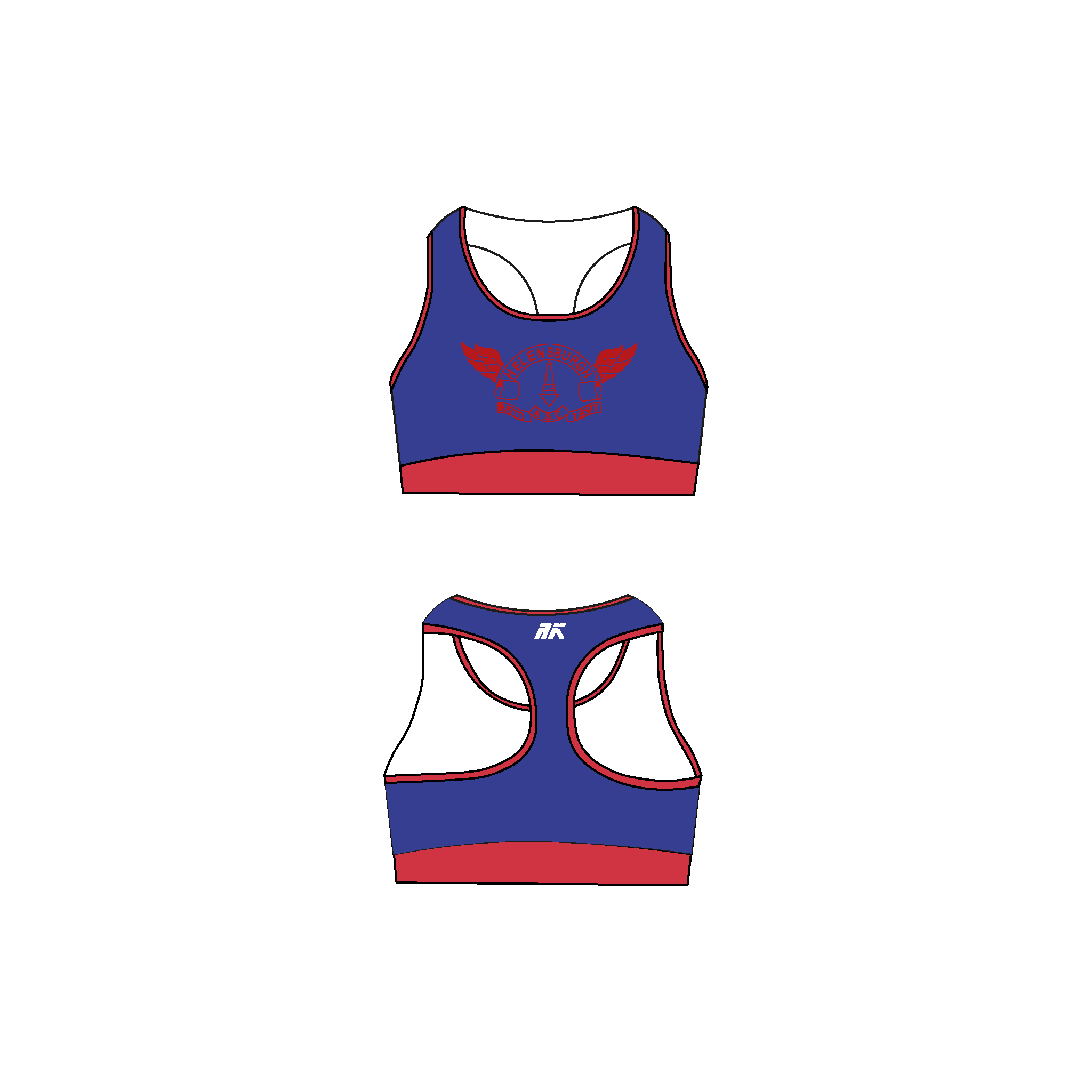 Helensburgh Amateur Swimming Club Sports Bra 2