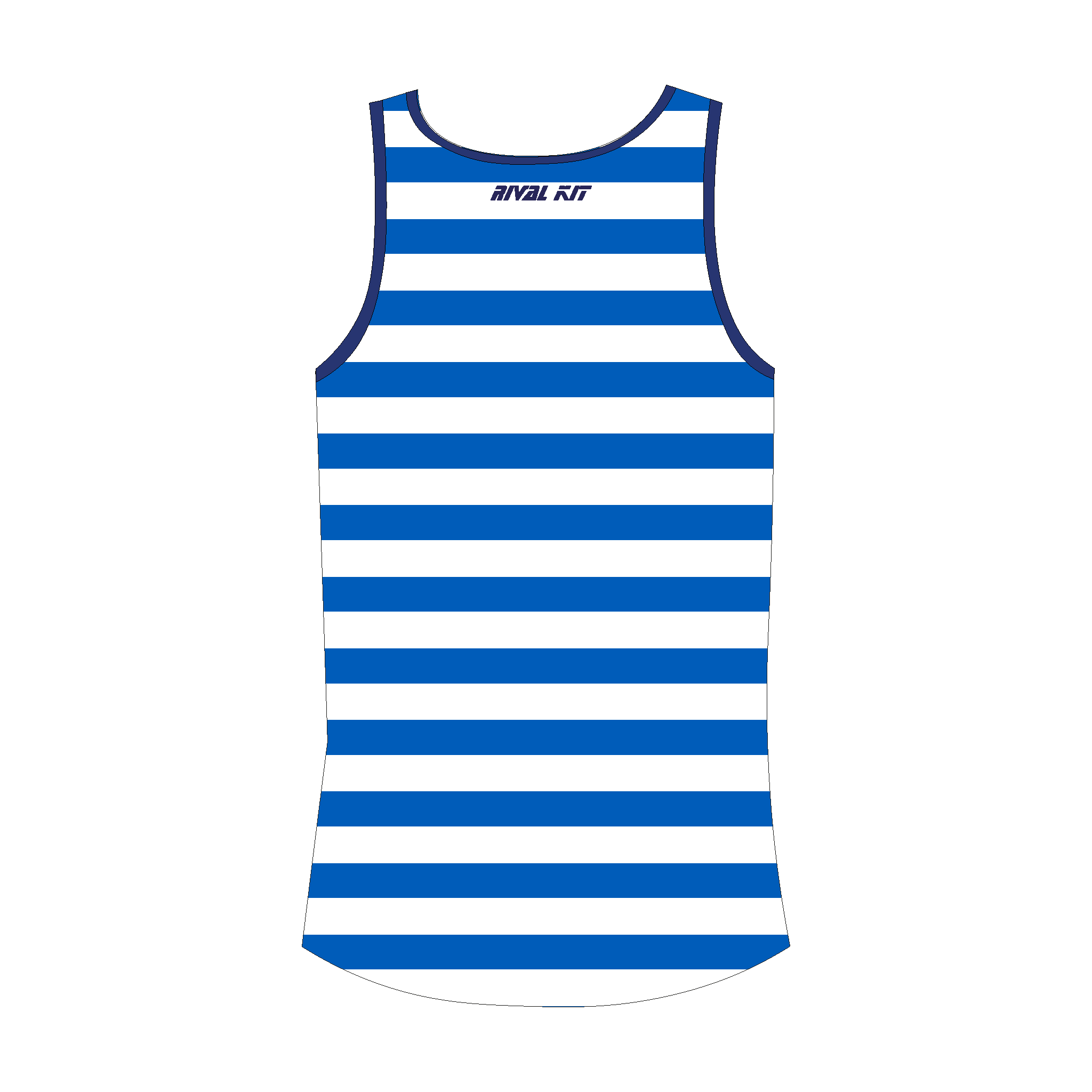 Itchen Imperial RC Stripey Gym Vest