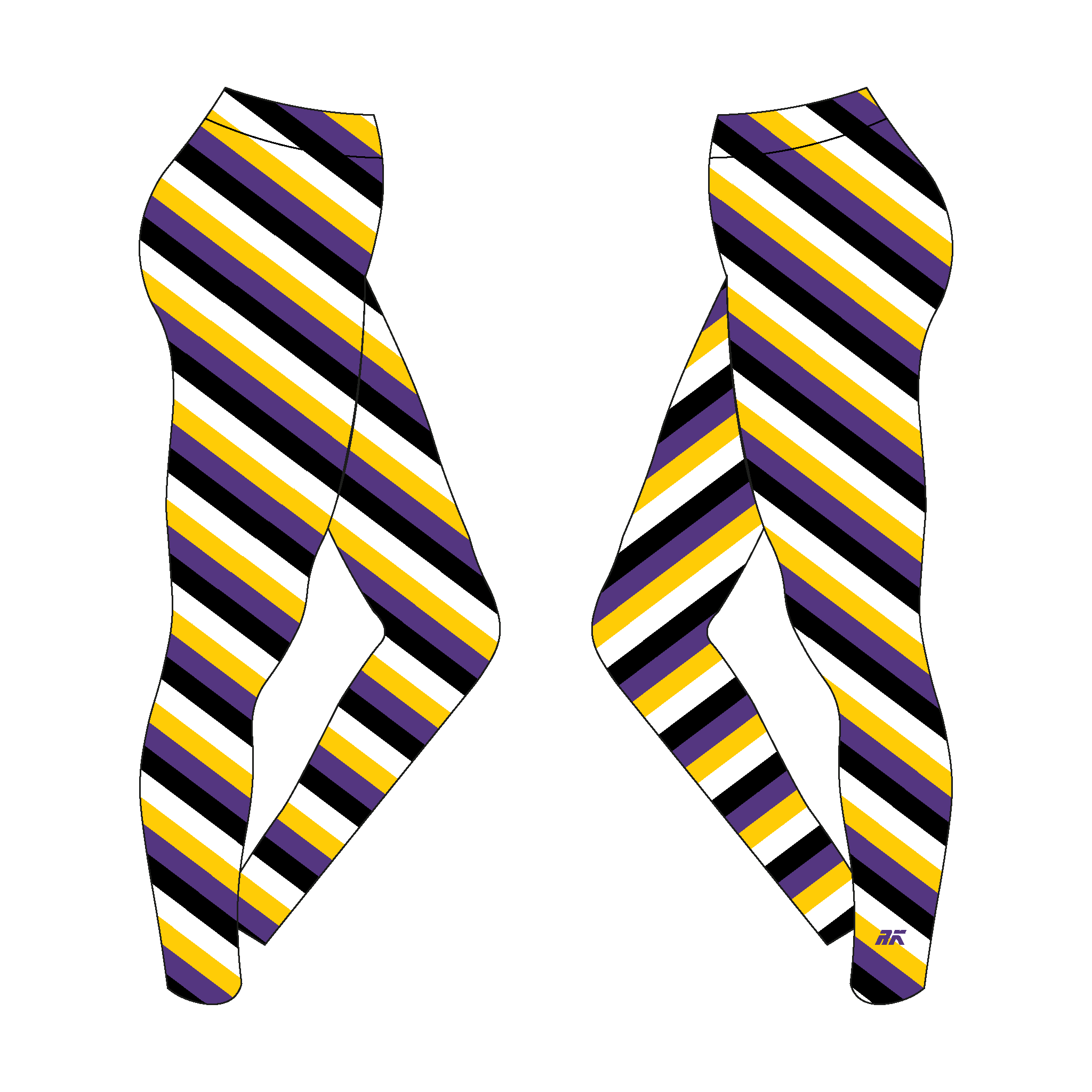 Minerva Bath RC Striped Leggings