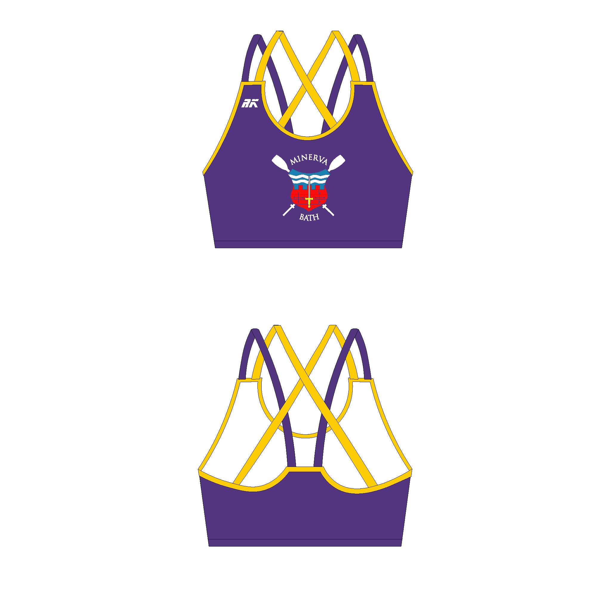 Minerva Bath RC Strappy Sports Bra